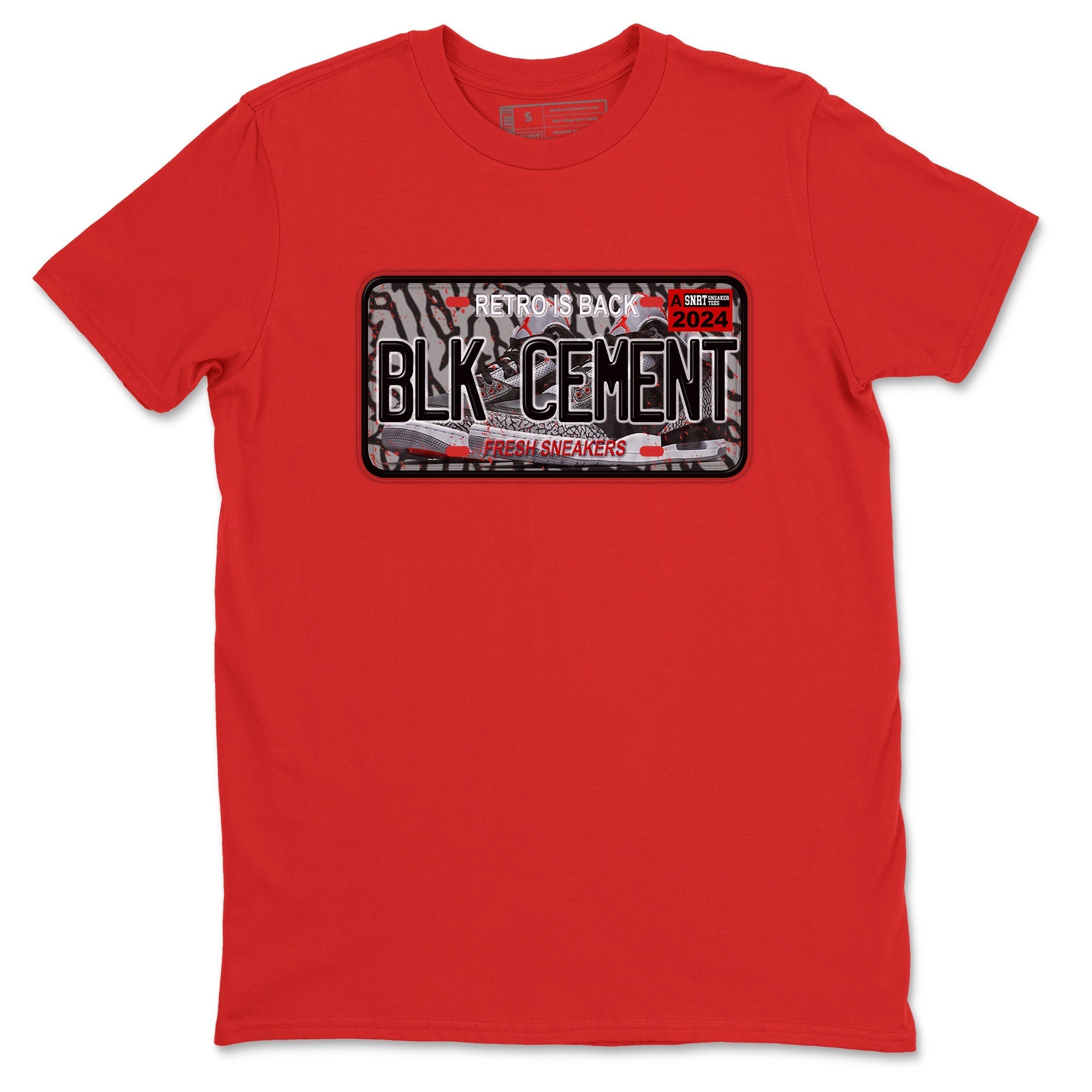 snkmatch Plate snkmatch Tees - Air Jordan 3 Black Cement