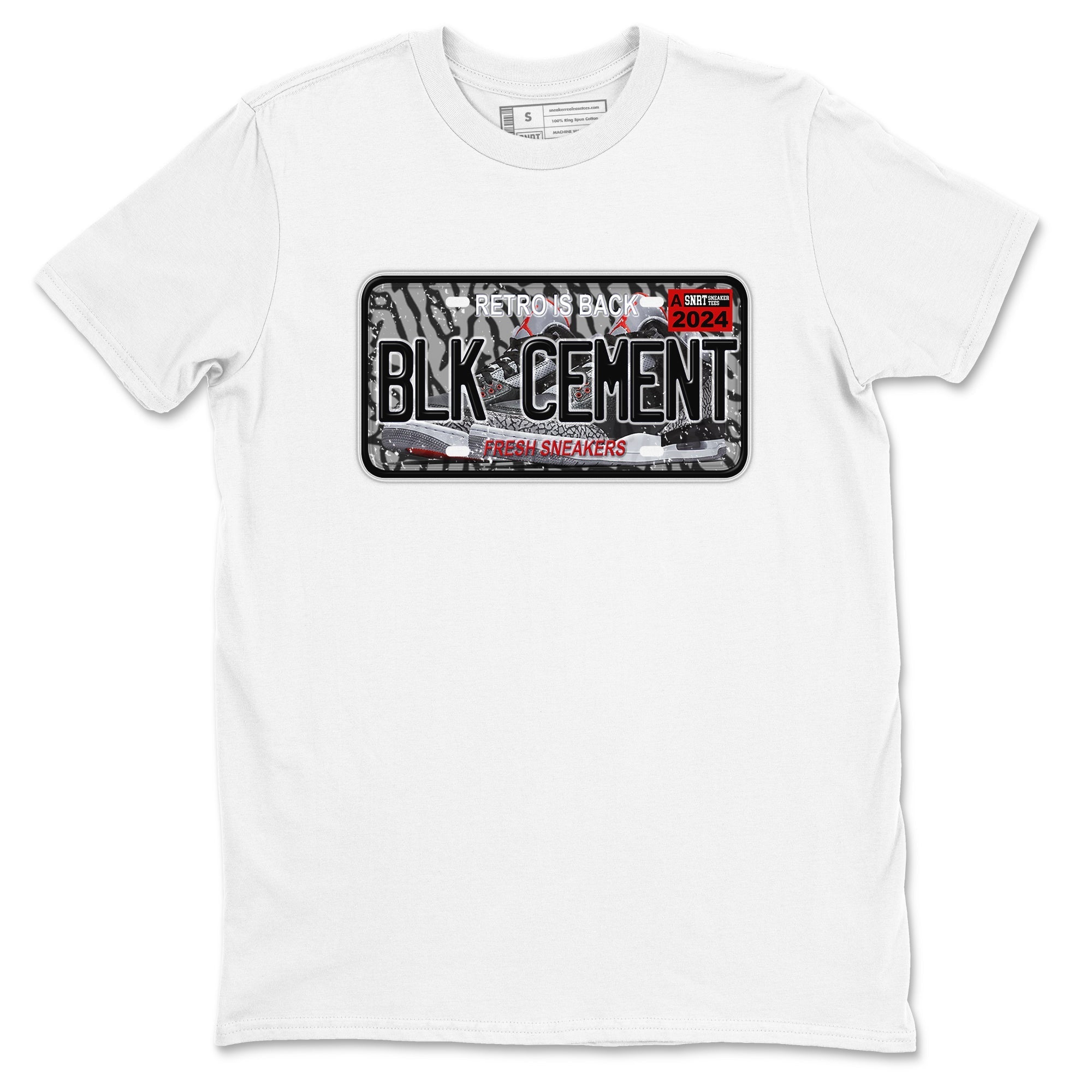 snkmatch Plate snkmatch Tees - Air Jordan 3 Black Cement