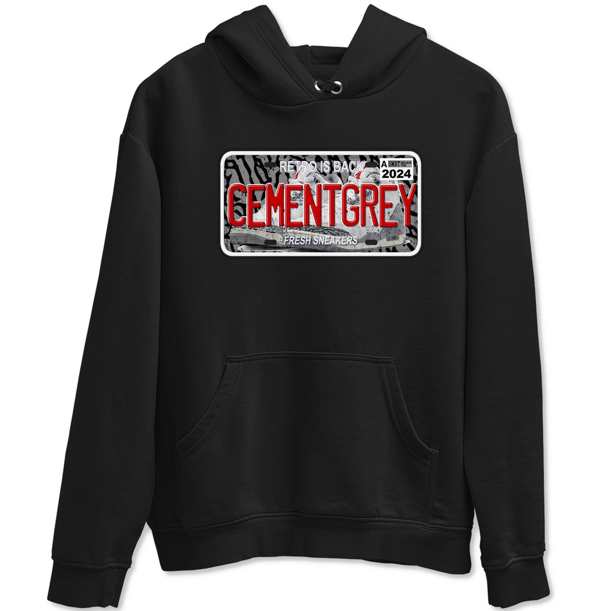 snkmatch Plate snkmatch Tees - Air Jordan 3 Cement Grey
