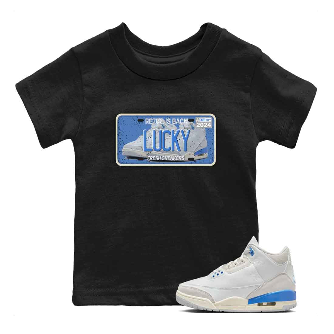 snkmatch Plate snkmatch Tees Kids - Air Jordan 3 Lucky Shorts