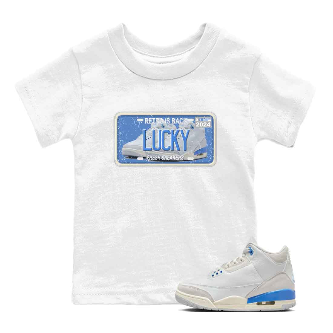 snkmatch Plate snkmatch Tees Kids - Air Jordan 3 Lucky Shorts