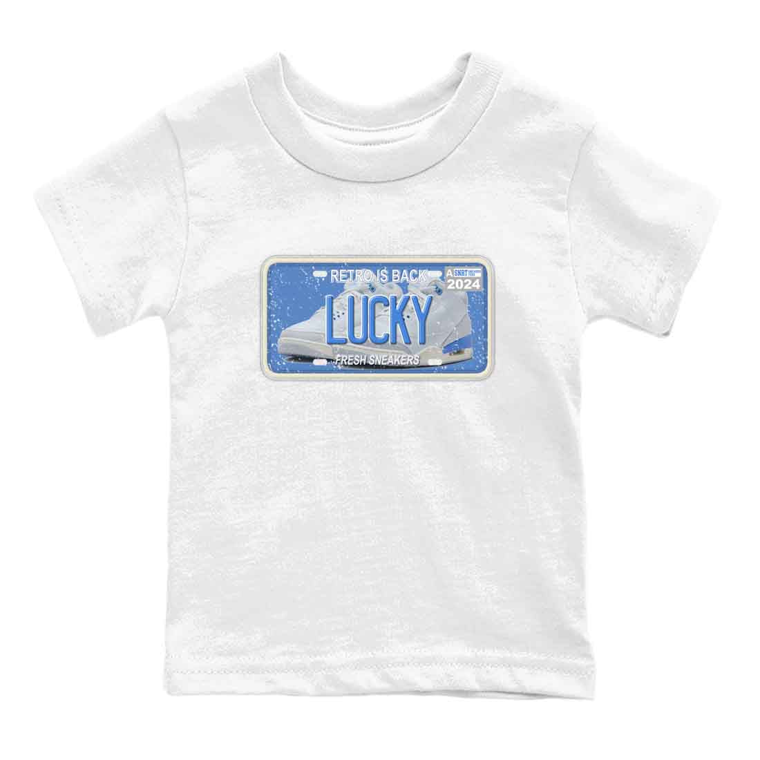 snkmatch Plate snkmatch Tees Kids - Air Jordan 3 Lucky Shorts