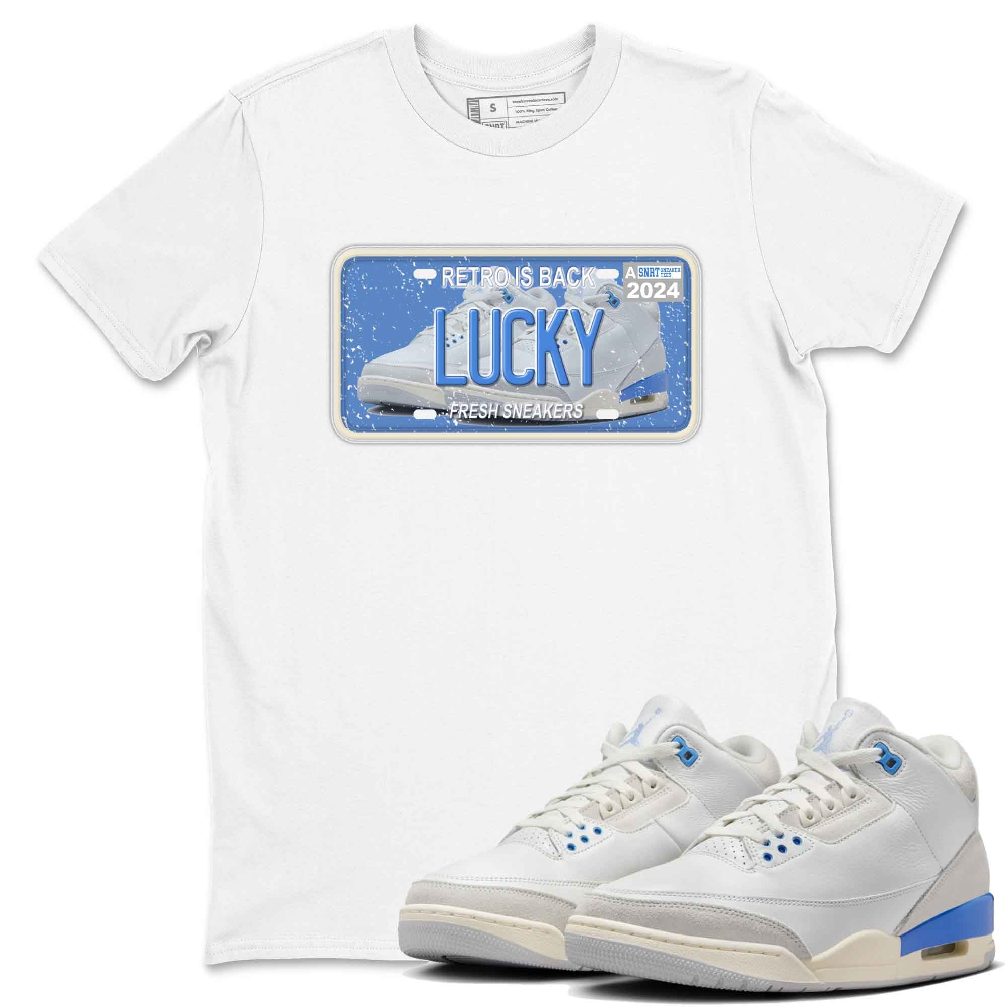 snkmatch Plate snkmatch Tees - Air Jordan 3 Lucky Shorts