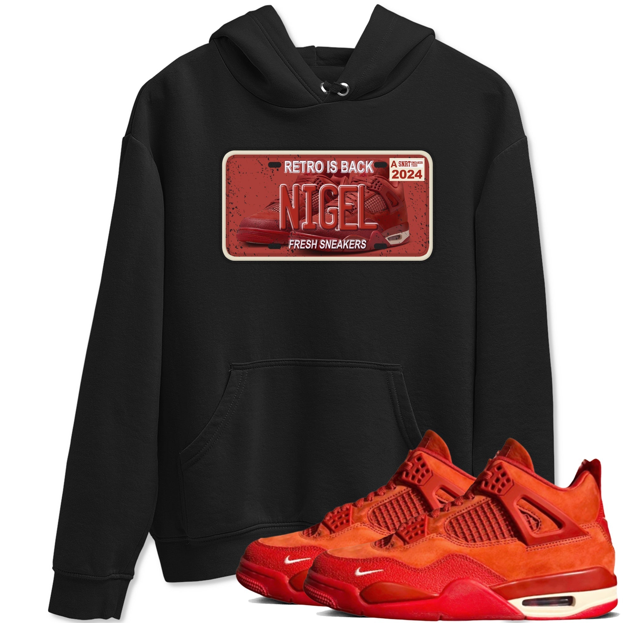 snkmatch Plate snkmatch Tees - Air Jordan 4 Brick By Brick