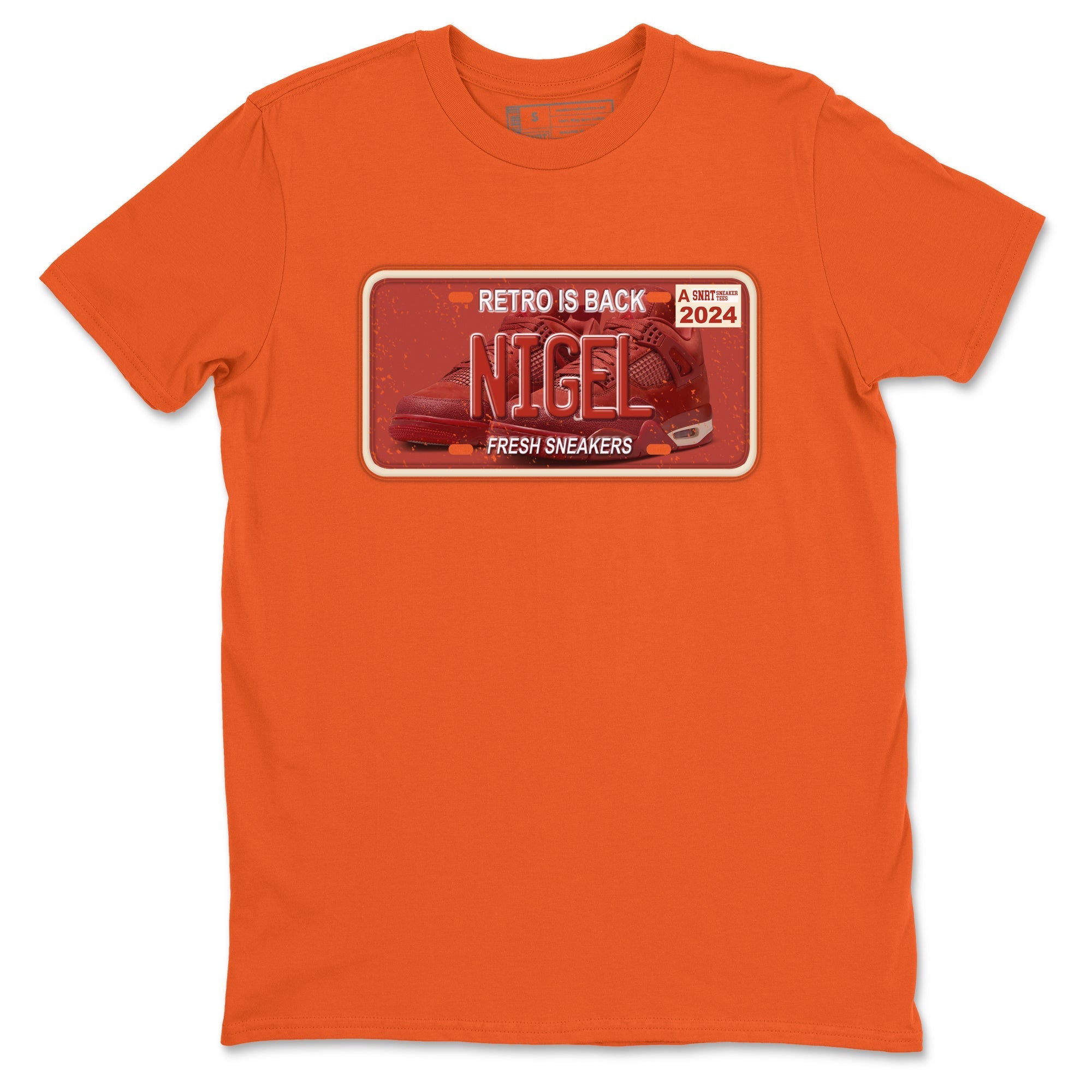 snkmatch Plate snkmatch Tees - Air Jordan 4 Brick By Brick
