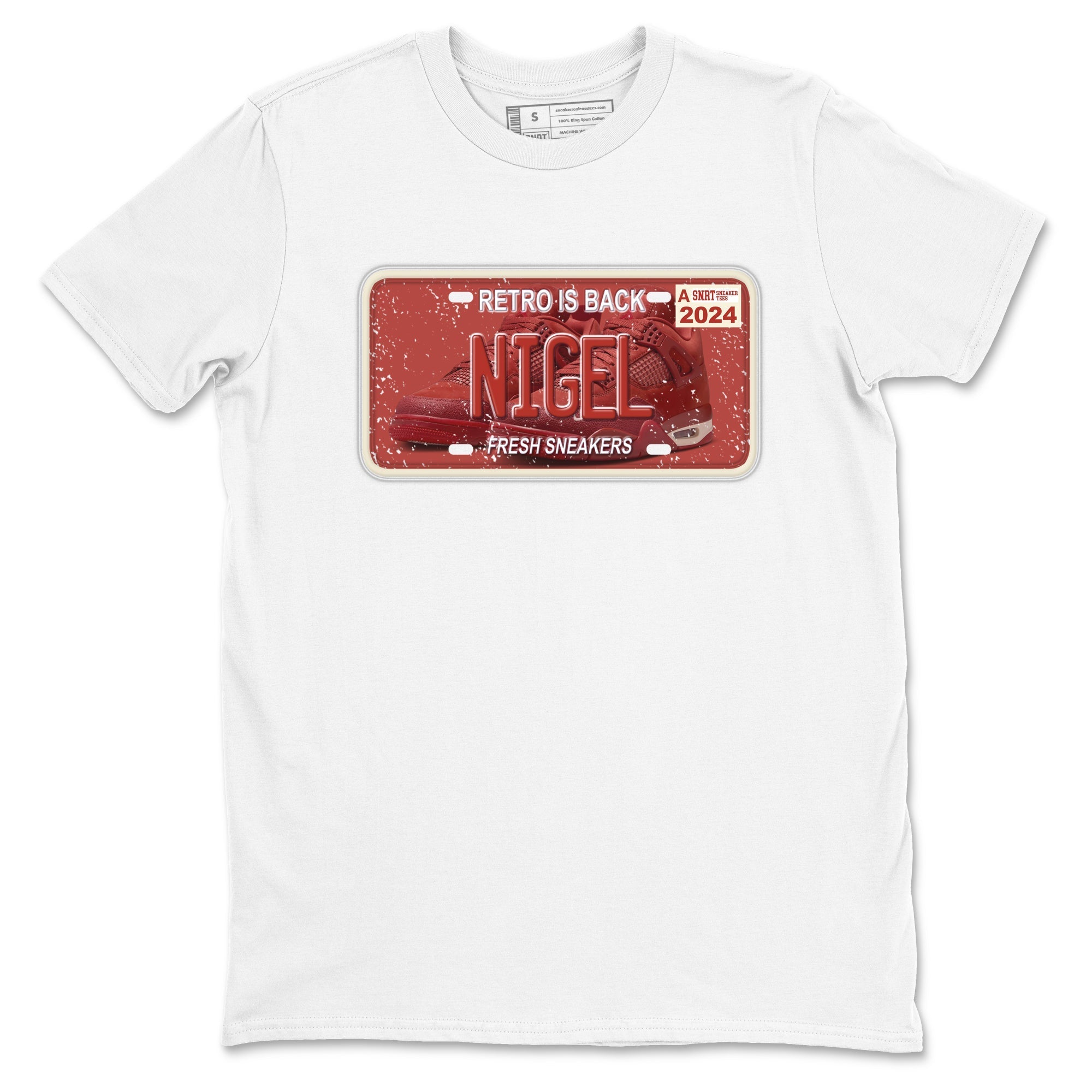 snkmatch Plate snkmatch Tees - Air Jordan 4 Brick By Brick
