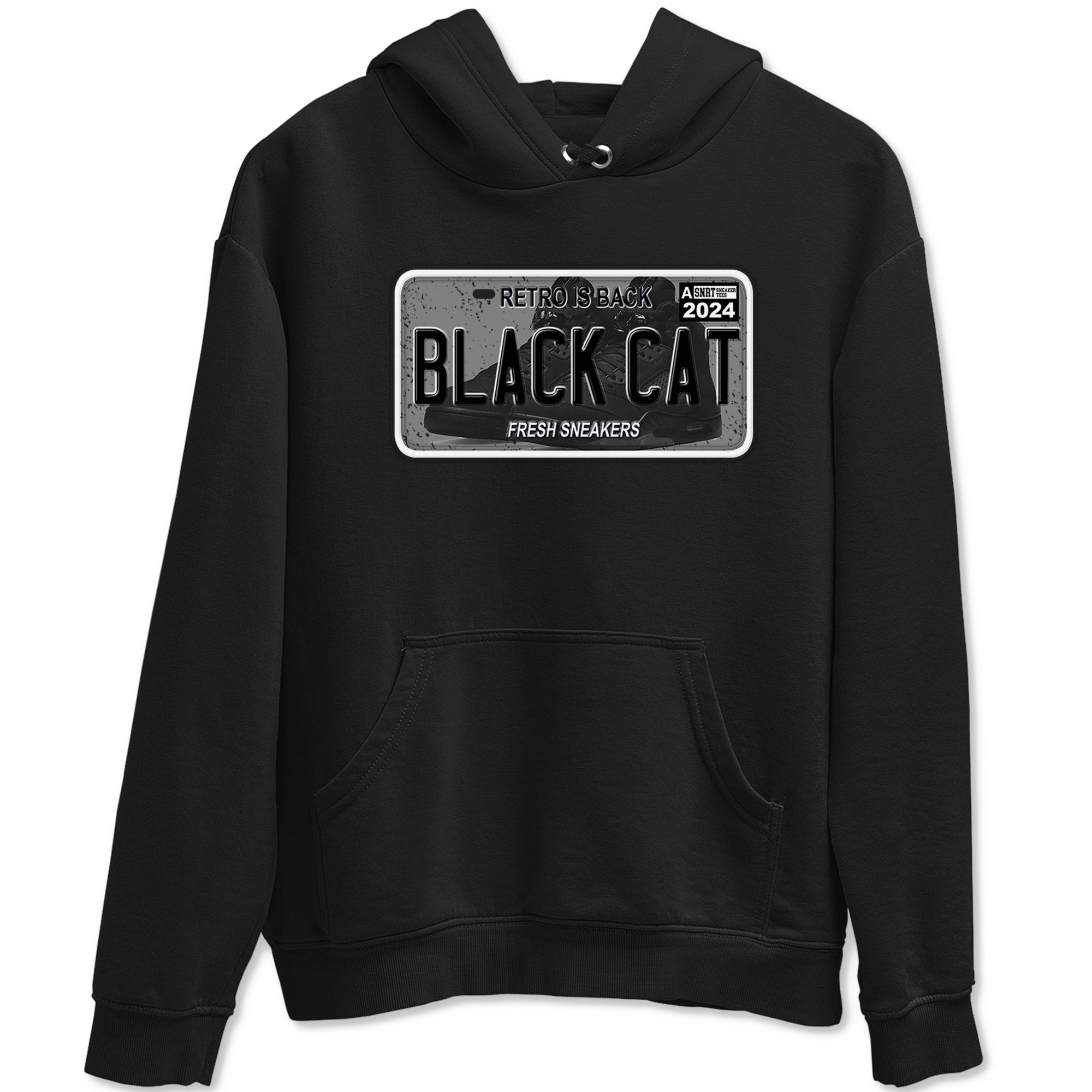 snkmatch Plate snkmatch Tees - Air Jordan 5 Black Cat