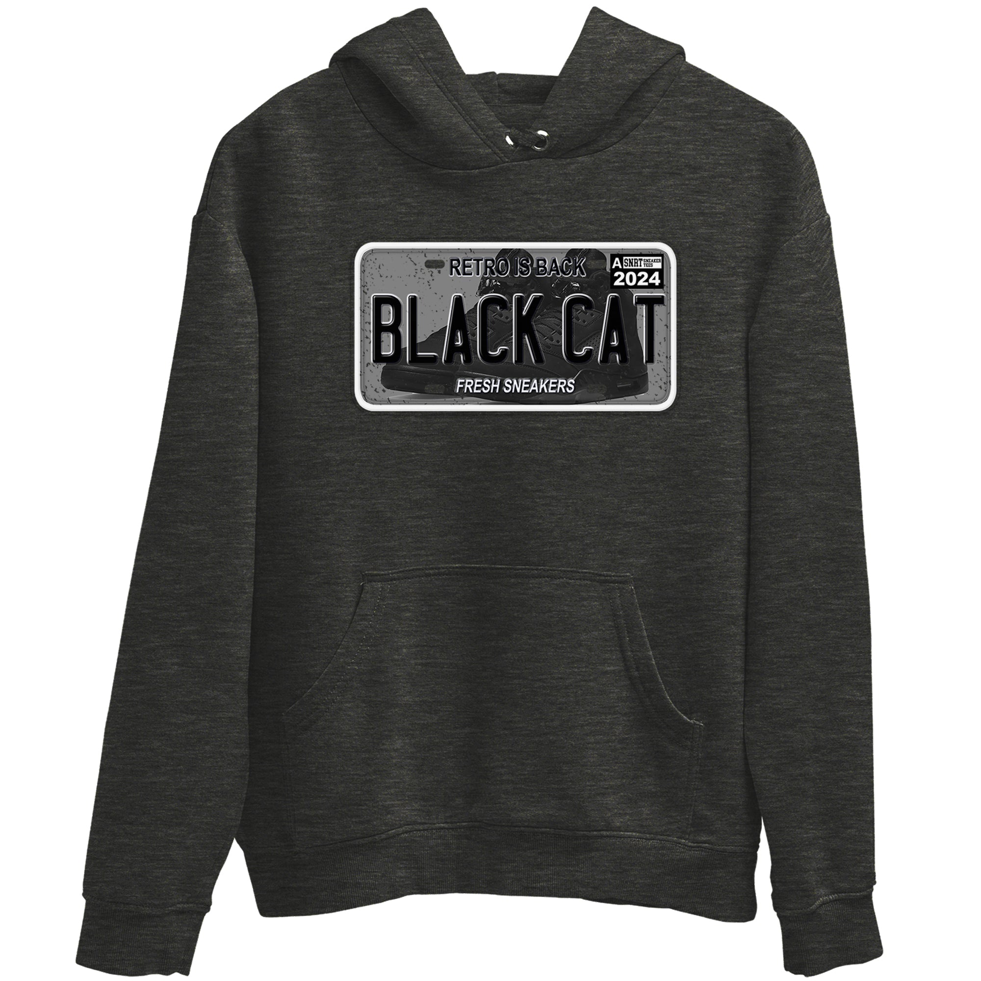 snkmatch Plate snkmatch Tees - Air Jordan 5 Black Cat