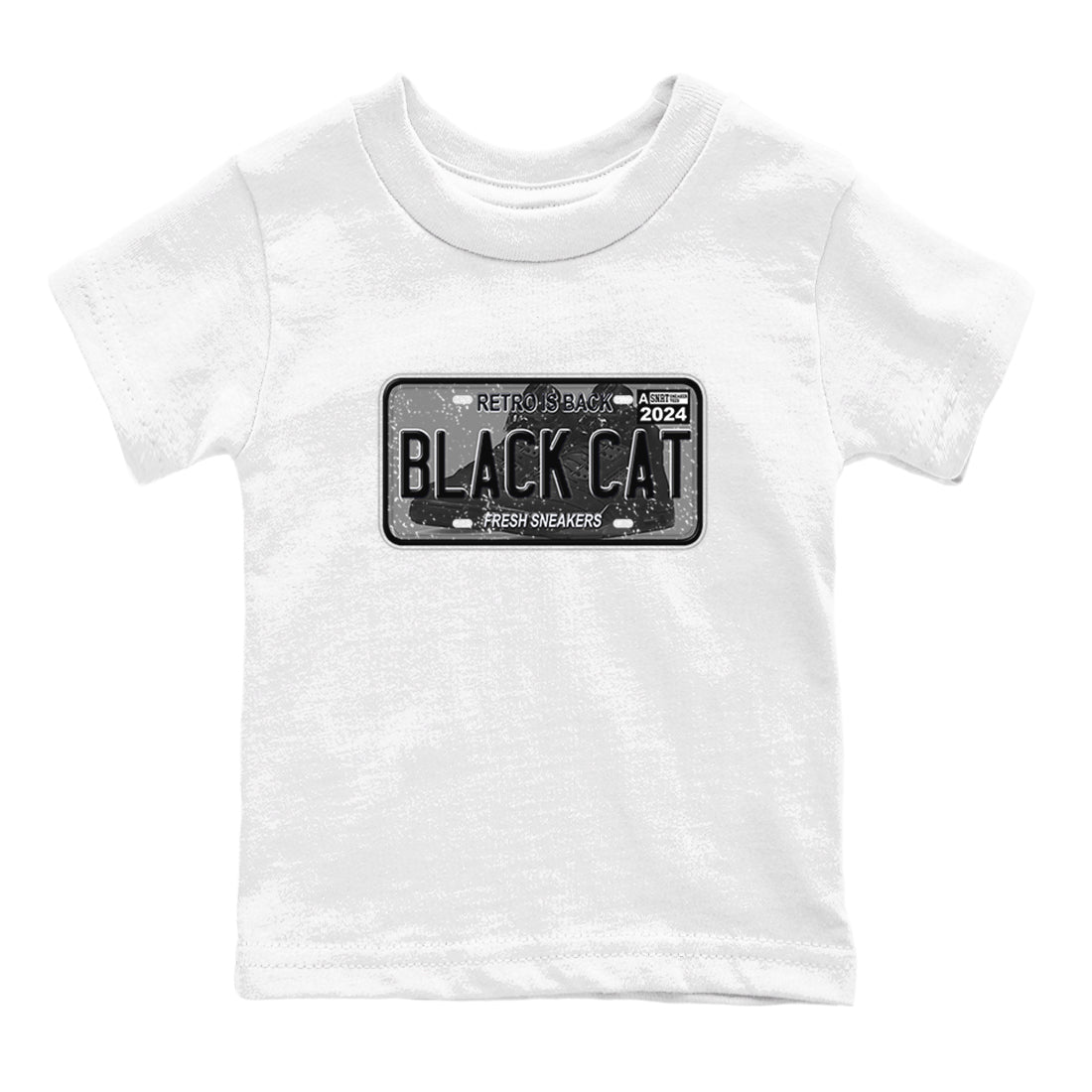 snkmatch Plate snkmatch Tees Kids - Air Jordan 5 Black Cat