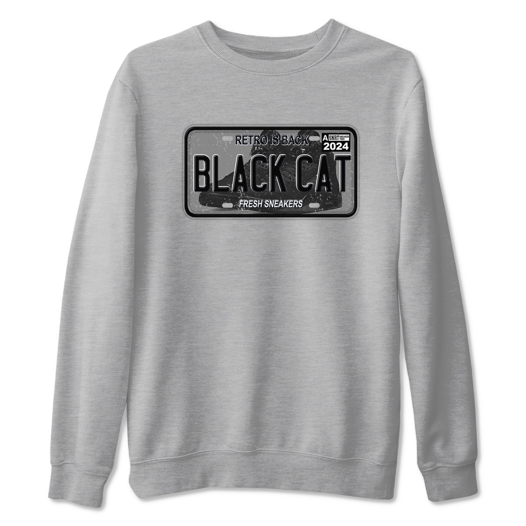 snkmatch Plate snkmatch Tees - Air Jordan 5 Black Cat