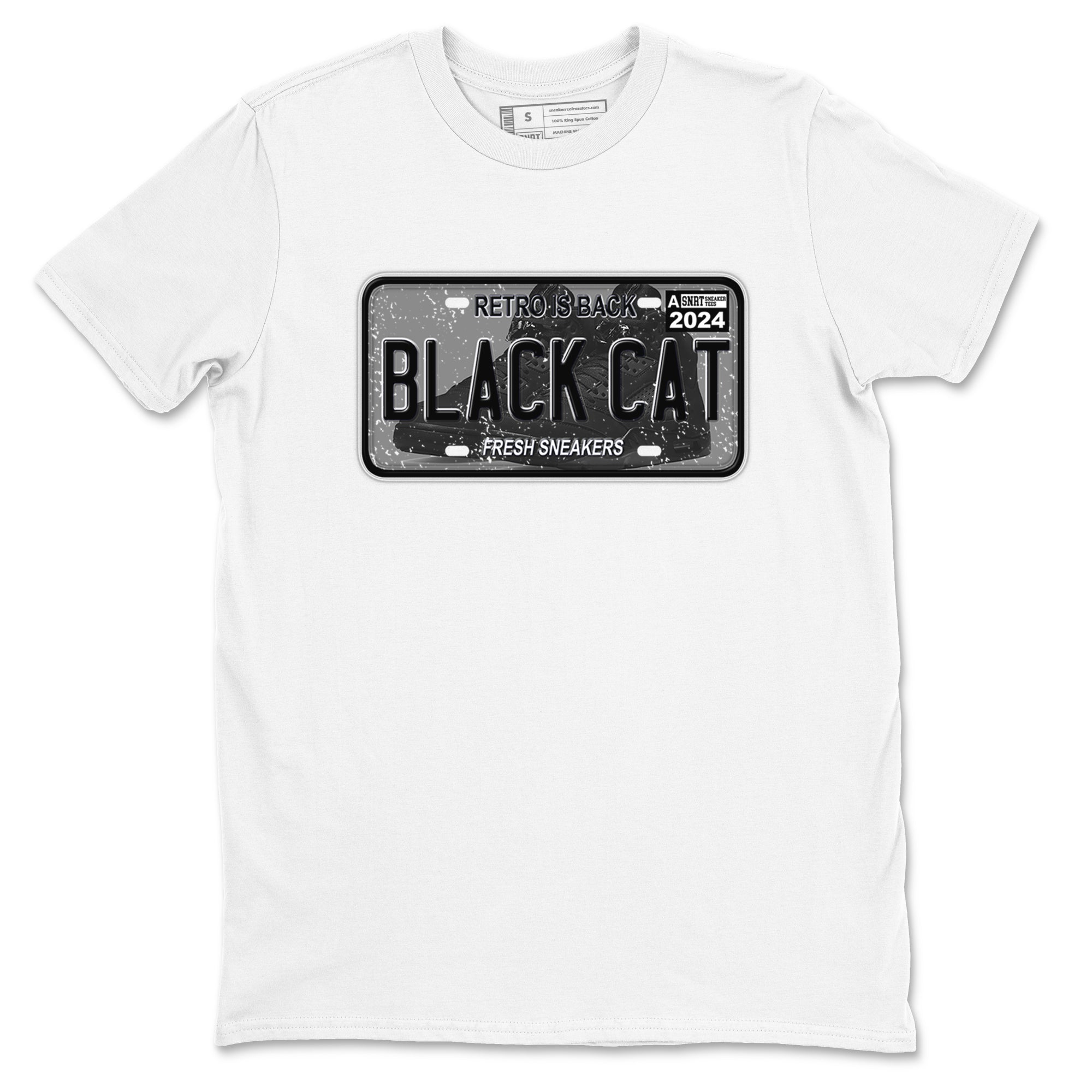 snkmatch Plate snkmatch Tees - Air Jordan 5 Black Cat