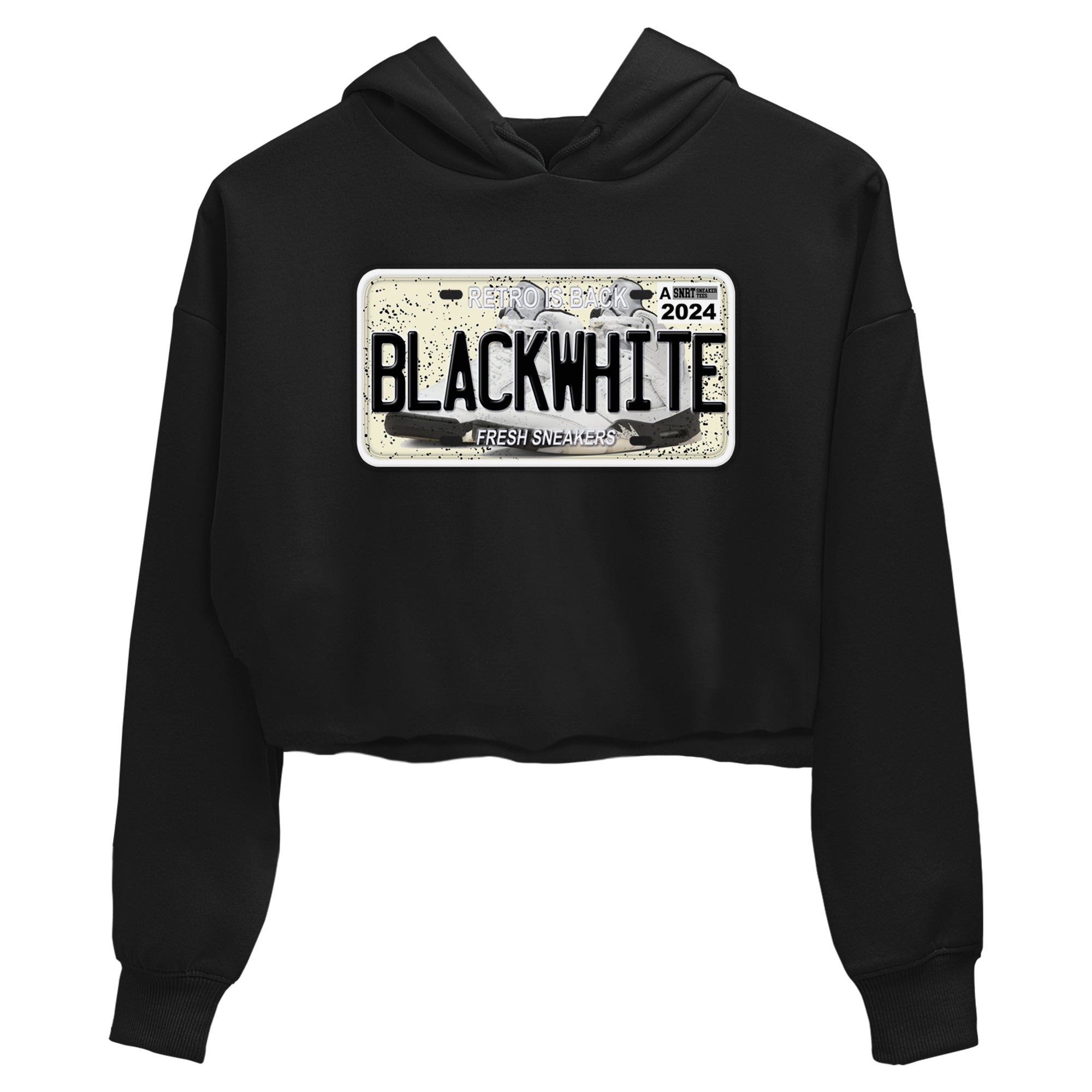 snkmatch Plate snkmatch Women's Top - Air Jordan 5 White Black