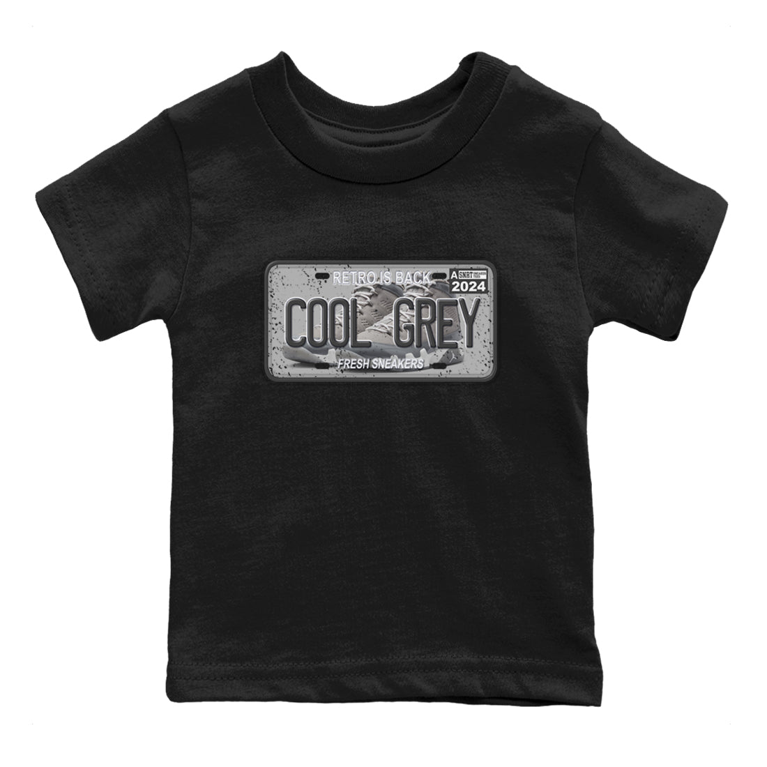 snkmatch Plate snkmatch Tees Kids - Air Jordan 9 Cool Grey