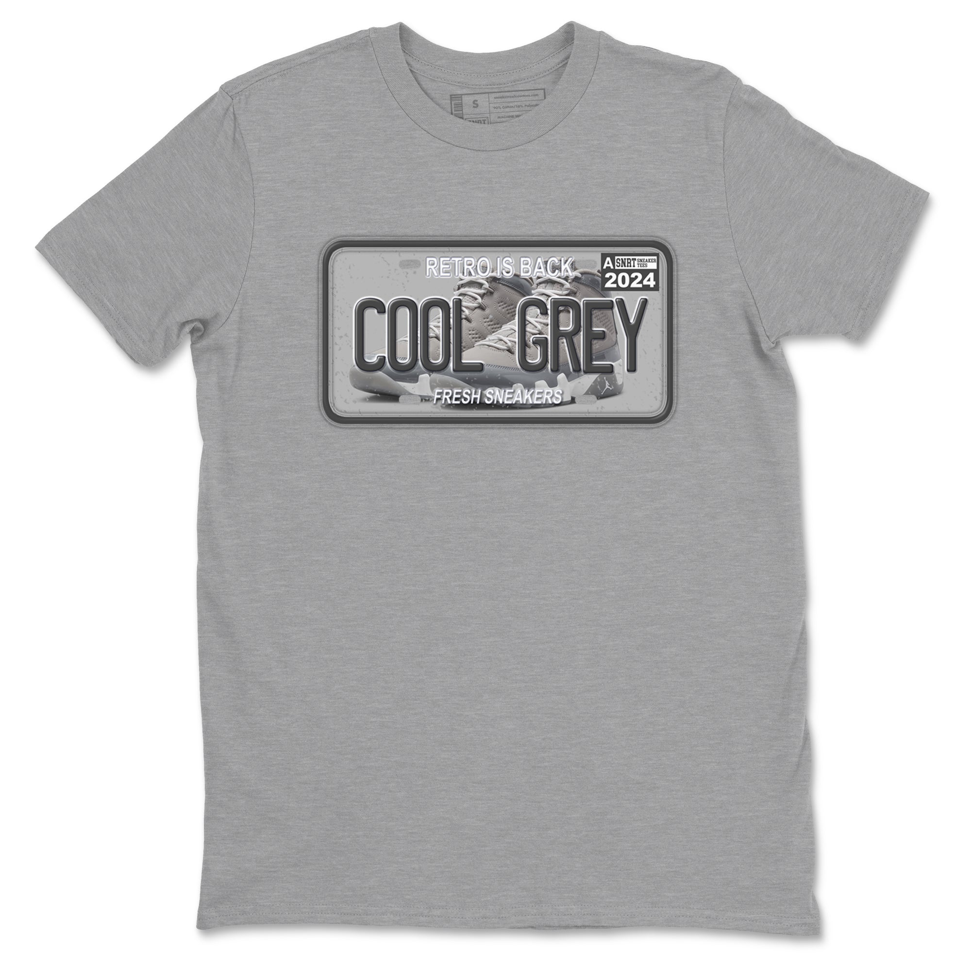 snkmatch Plate snkmatch Tees - Air Jordan 9 Cool Grey