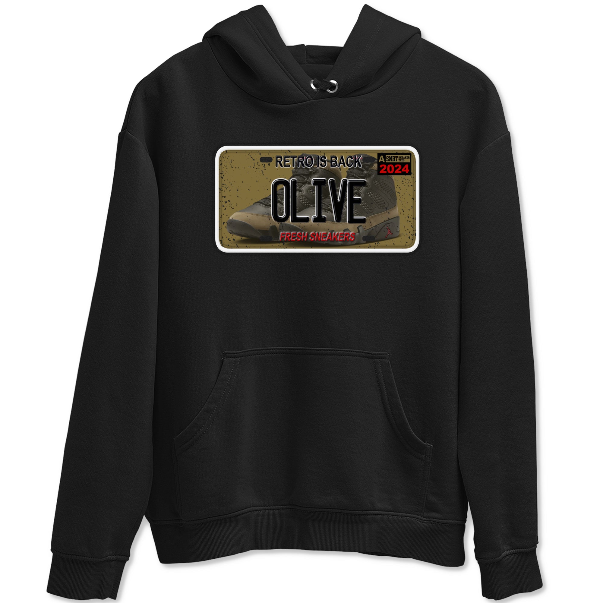 snkmatch Plate snkmatch Tees - Air Jordan 9 Olive