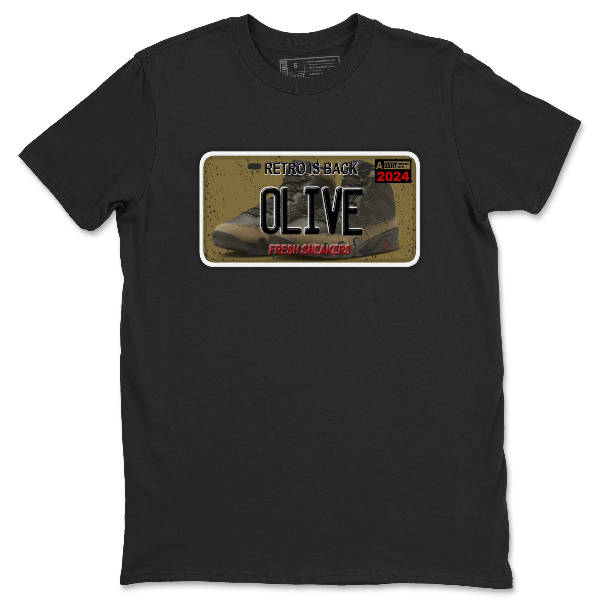 snkmatch Plate snkmatch Tees - Air Jordan 9 Olive