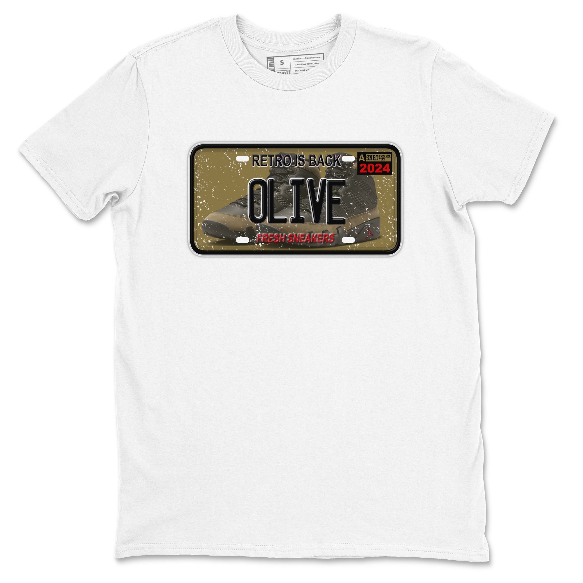 snkmatch Plate snkmatch Tees - Air Jordan 9 Olive