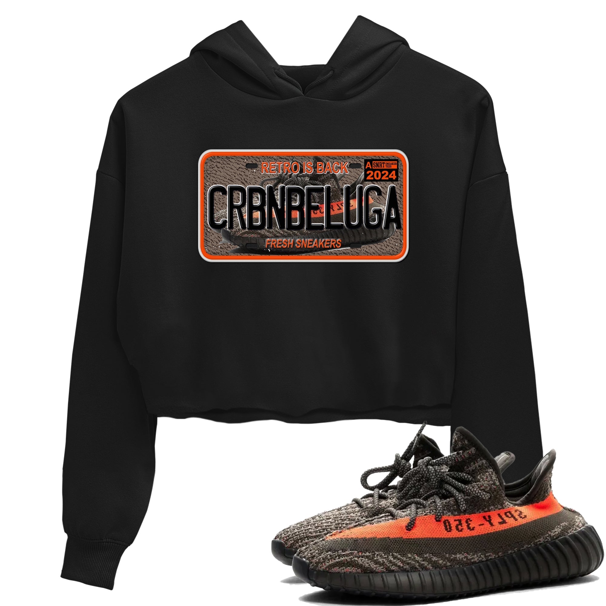 snkmatch Plate snkmatch Women's Top - Yeezy 350 Carbon Beluga
