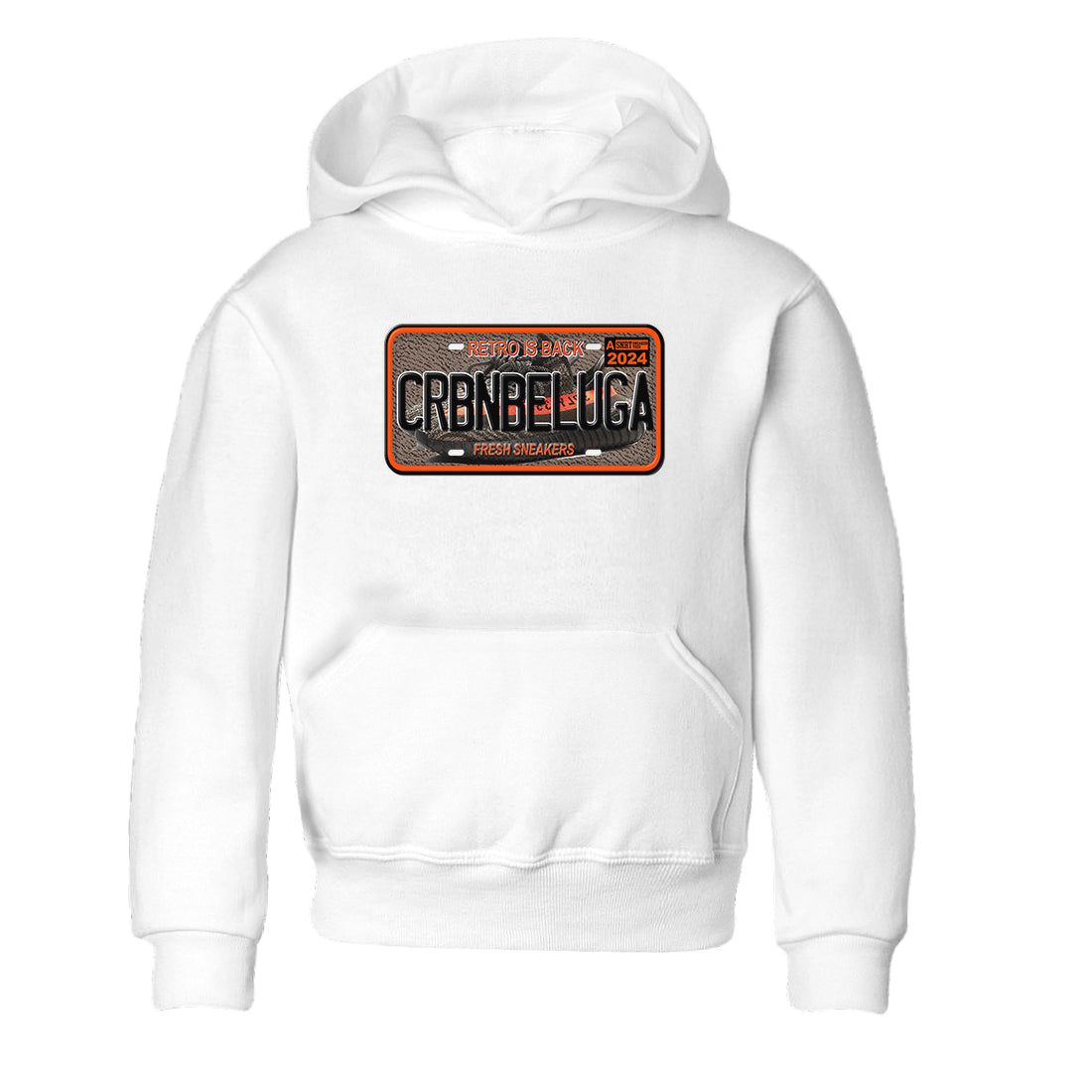 Sneaker Plate SNRT Sneaker Tees Kids - Yeezy 350 Carbon Beluga