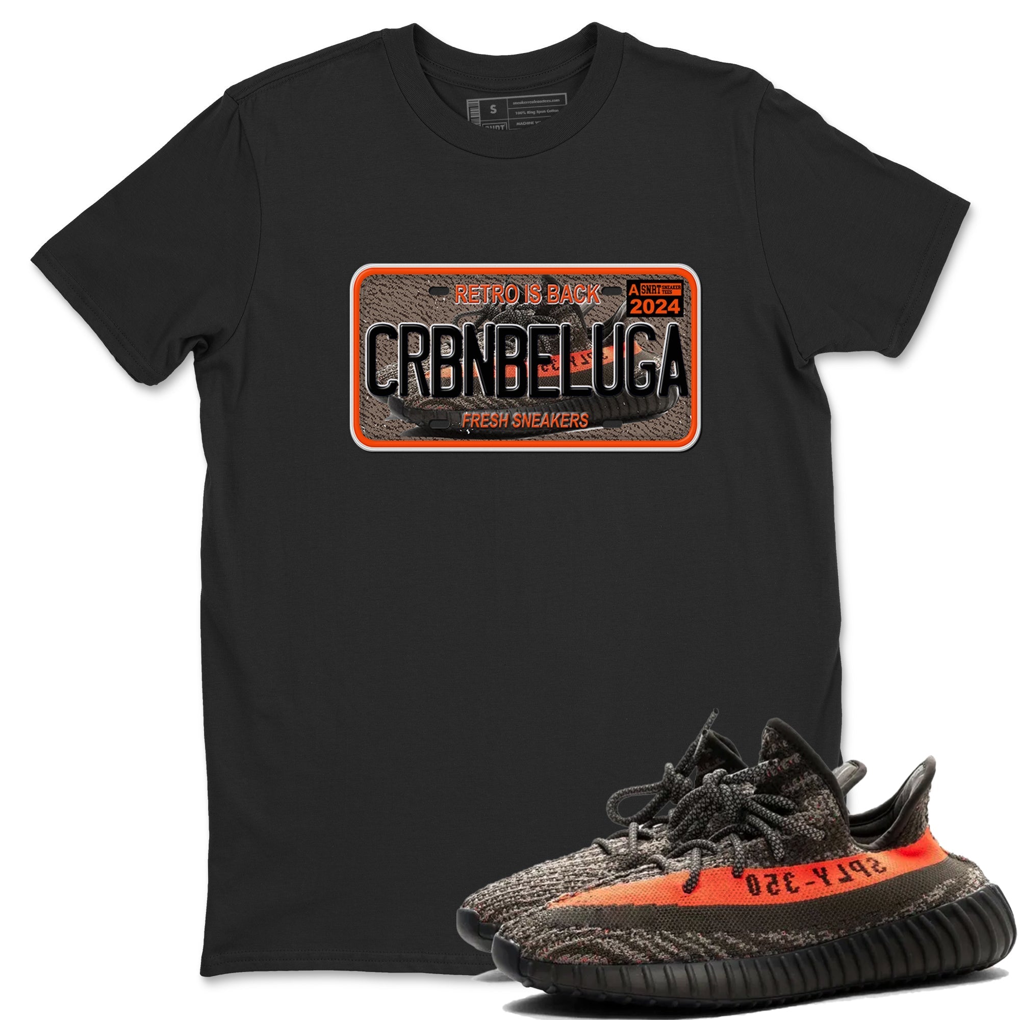 snkmatch Plate snkmatch Tees - Yeezy 350 Carbon Beluga