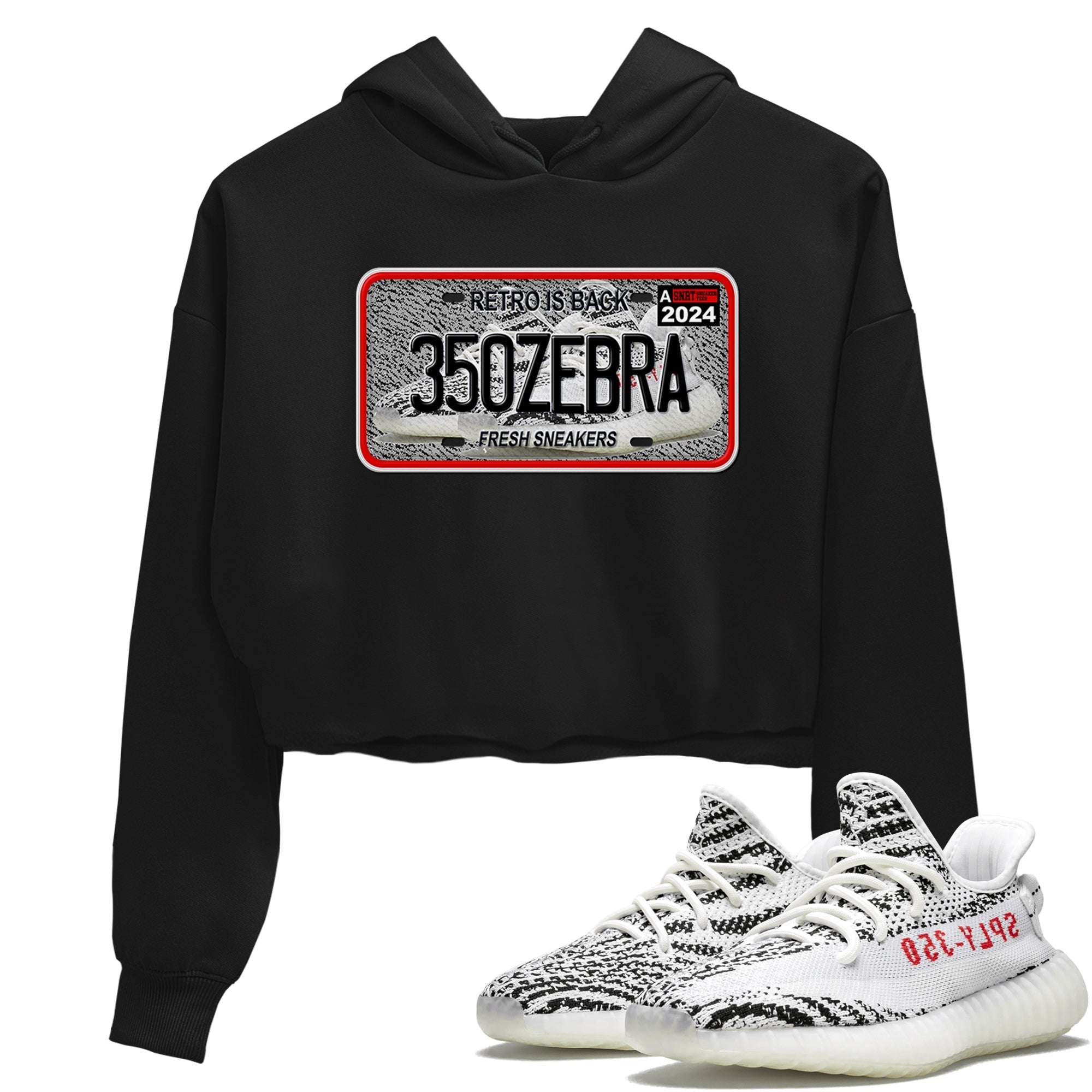 snkmatch Plate snkmatch Women's Top - Yeezy 350 Zebra