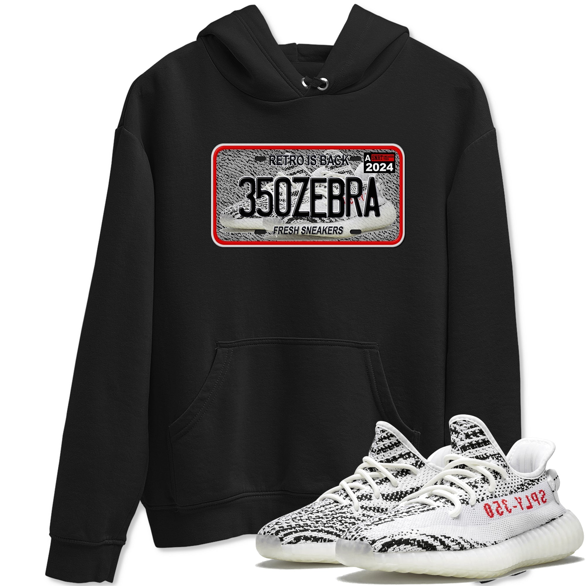 snkmatch Plate snkmatch Tees - Yeezy 350 Zebra