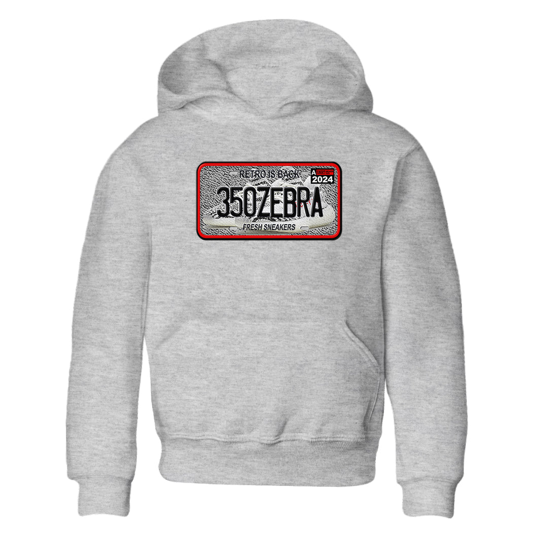 snkmatch Plate snkmatch Tees Kids - Yeezy 350 Zebra
