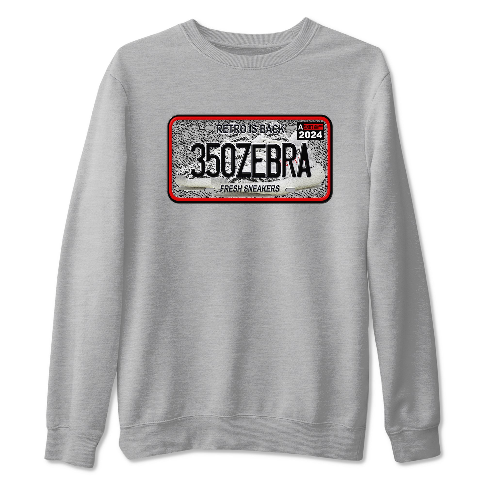 snkmatch Plate snkmatch Tees - Yeezy 350 Zebra