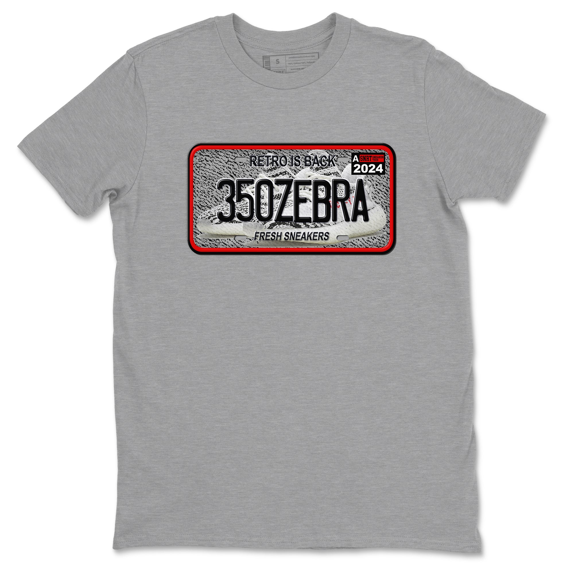 snkmatch Plate snkmatch Tees - Yeezy 350 Zebra