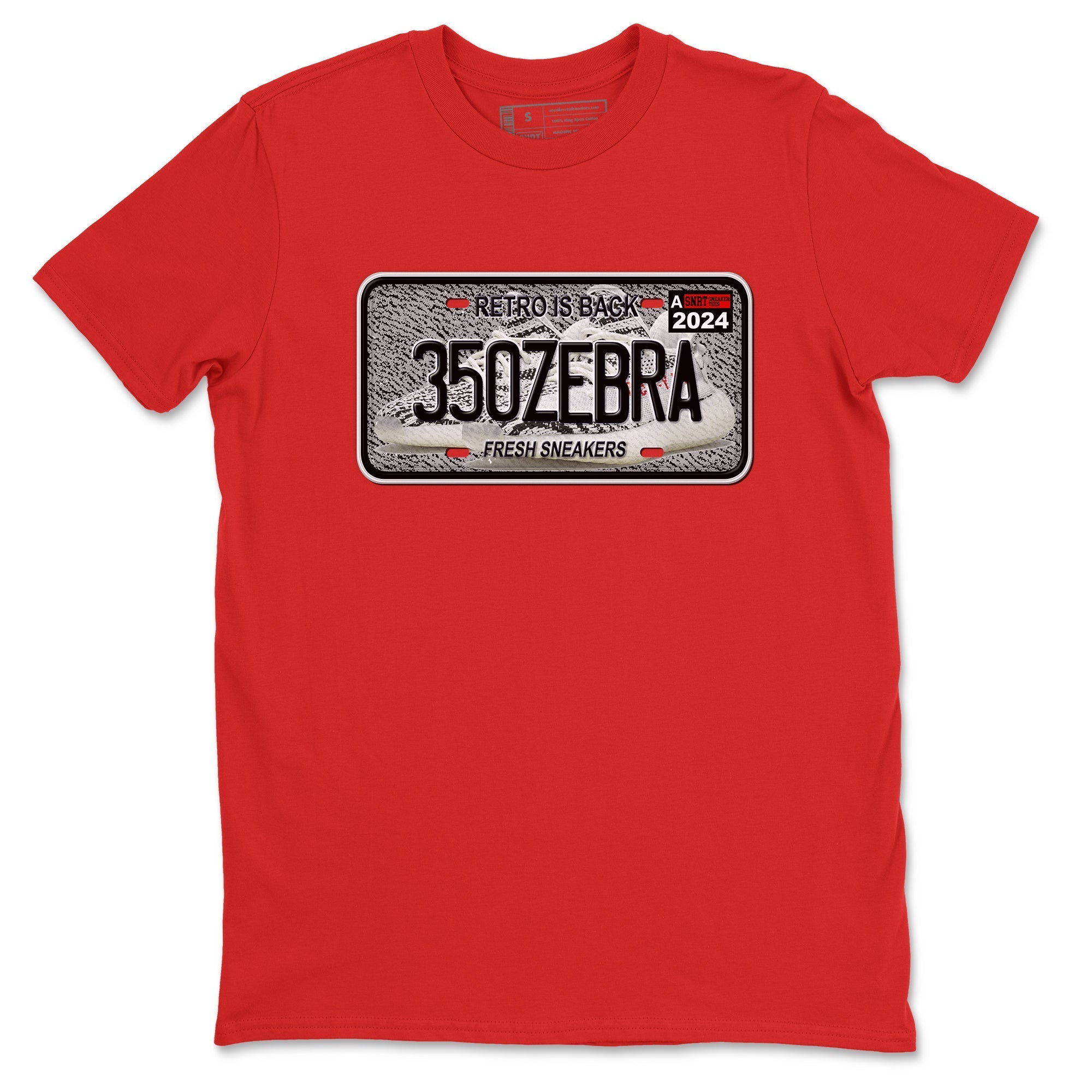 snkmatch Plate snkmatch Tees - Yeezy 350 Zebra
