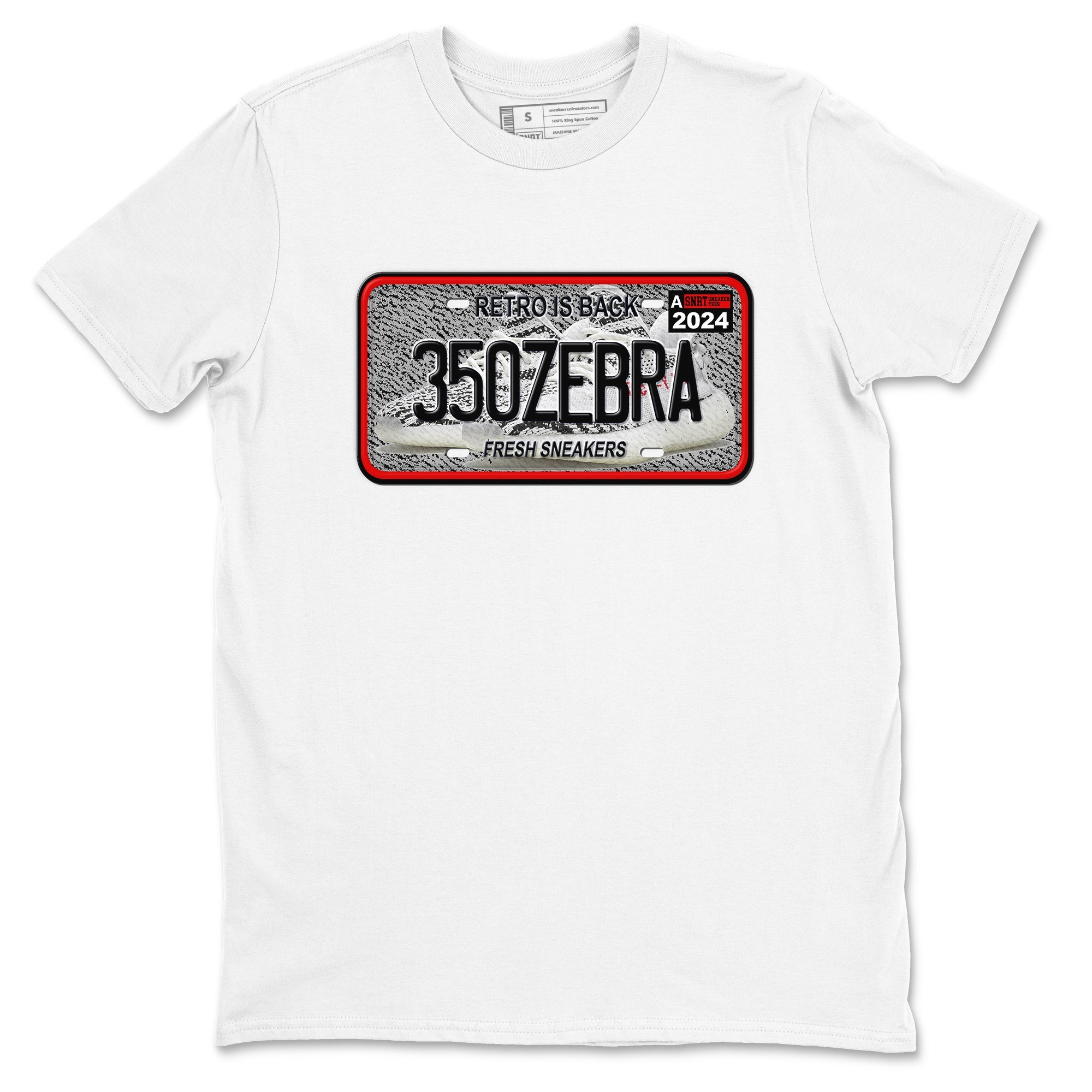 snkmatch Plate snkmatch Tees - Yeezy 350 Zebra
