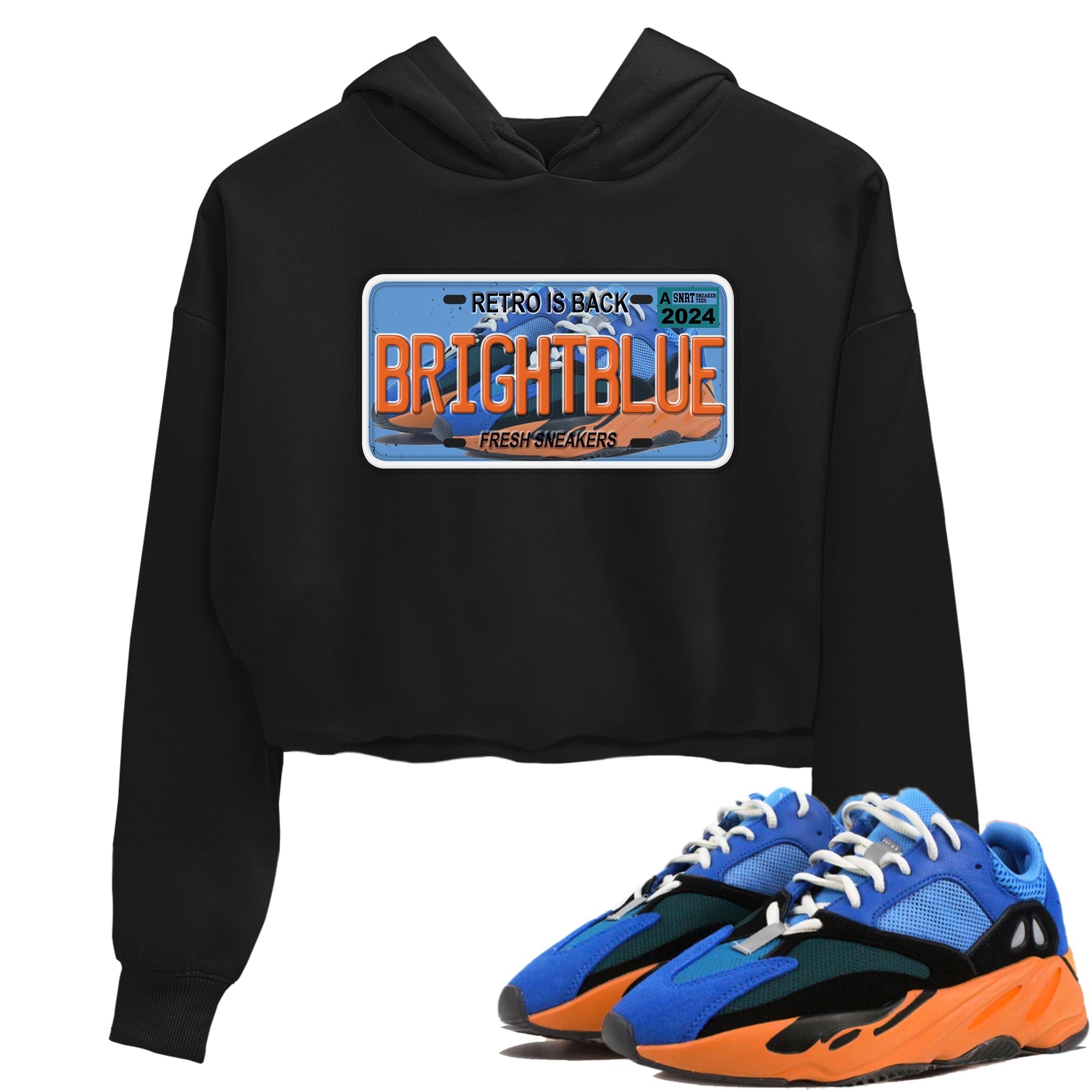 snkmatch Plate snkmatch Women's Top - Yeezy 700 Bright Blue