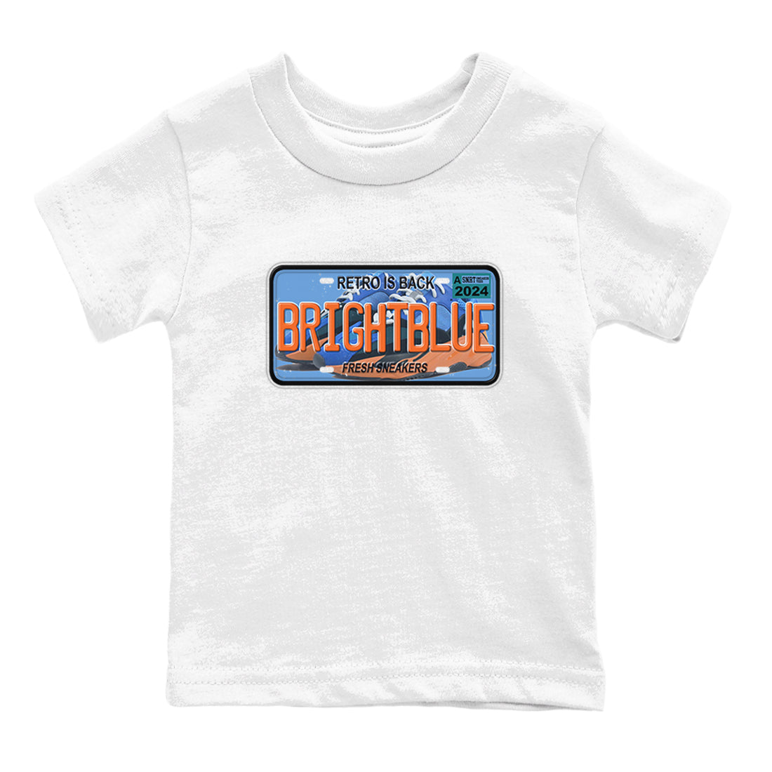 Sneaker Plate SNRT Sneaker Tees Kids - Yeezy 700 Bright Blue