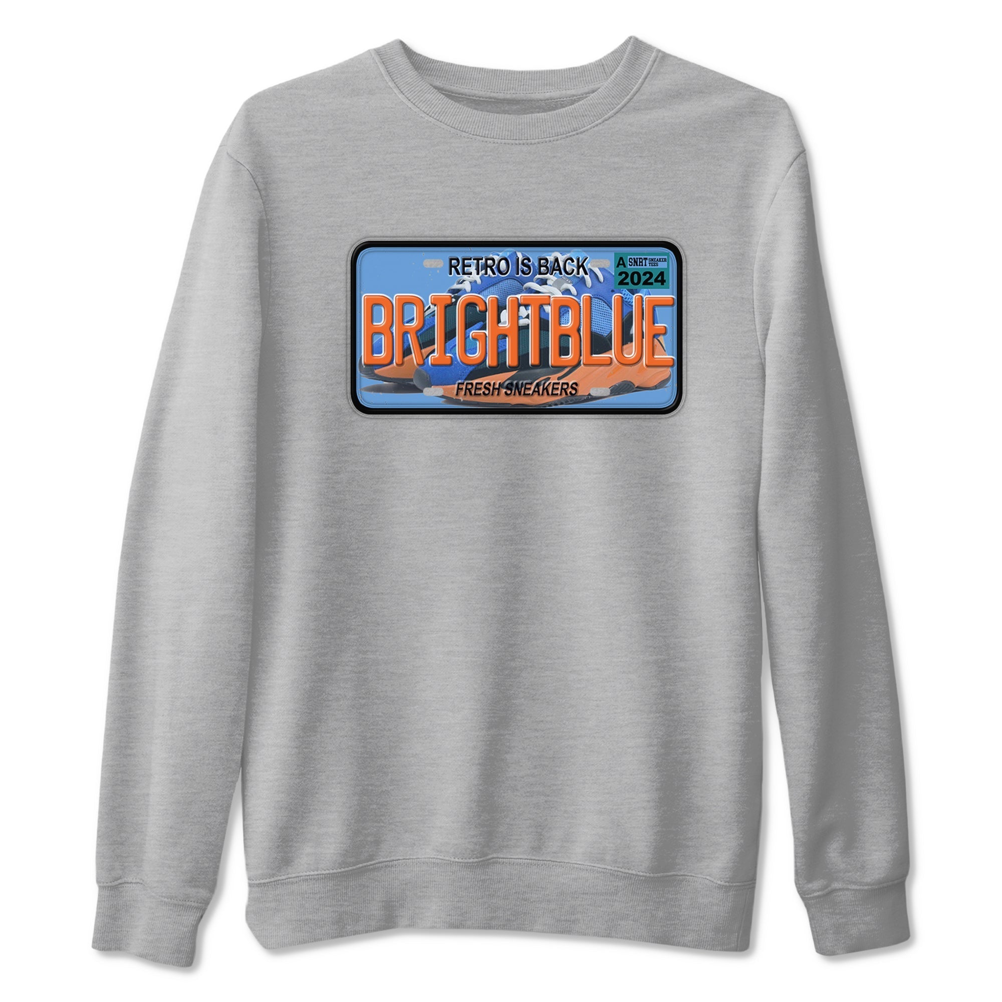 snkmatch Plate snkmatch Tees - Yeezy 700 Bright Blue