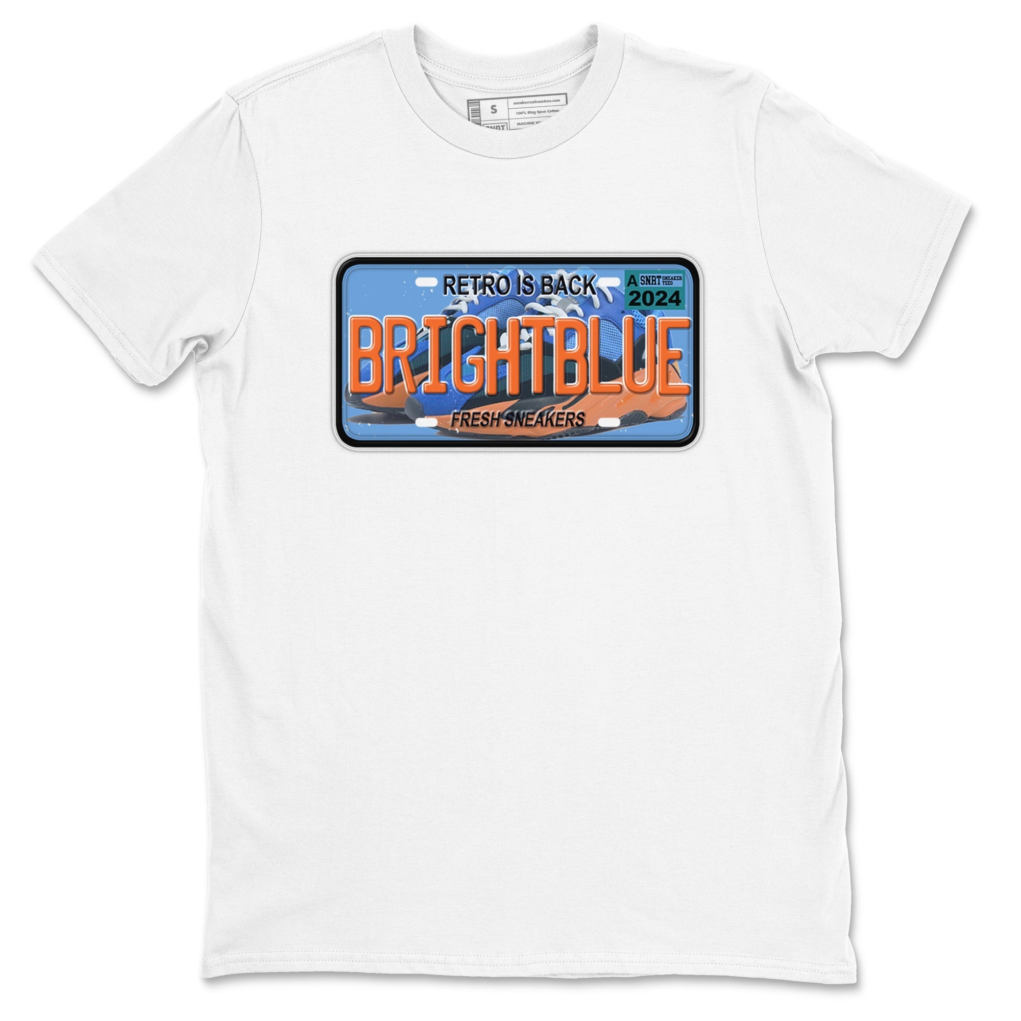snkmatch Plate snkmatch Tees - Yeezy 700 Bright Blue