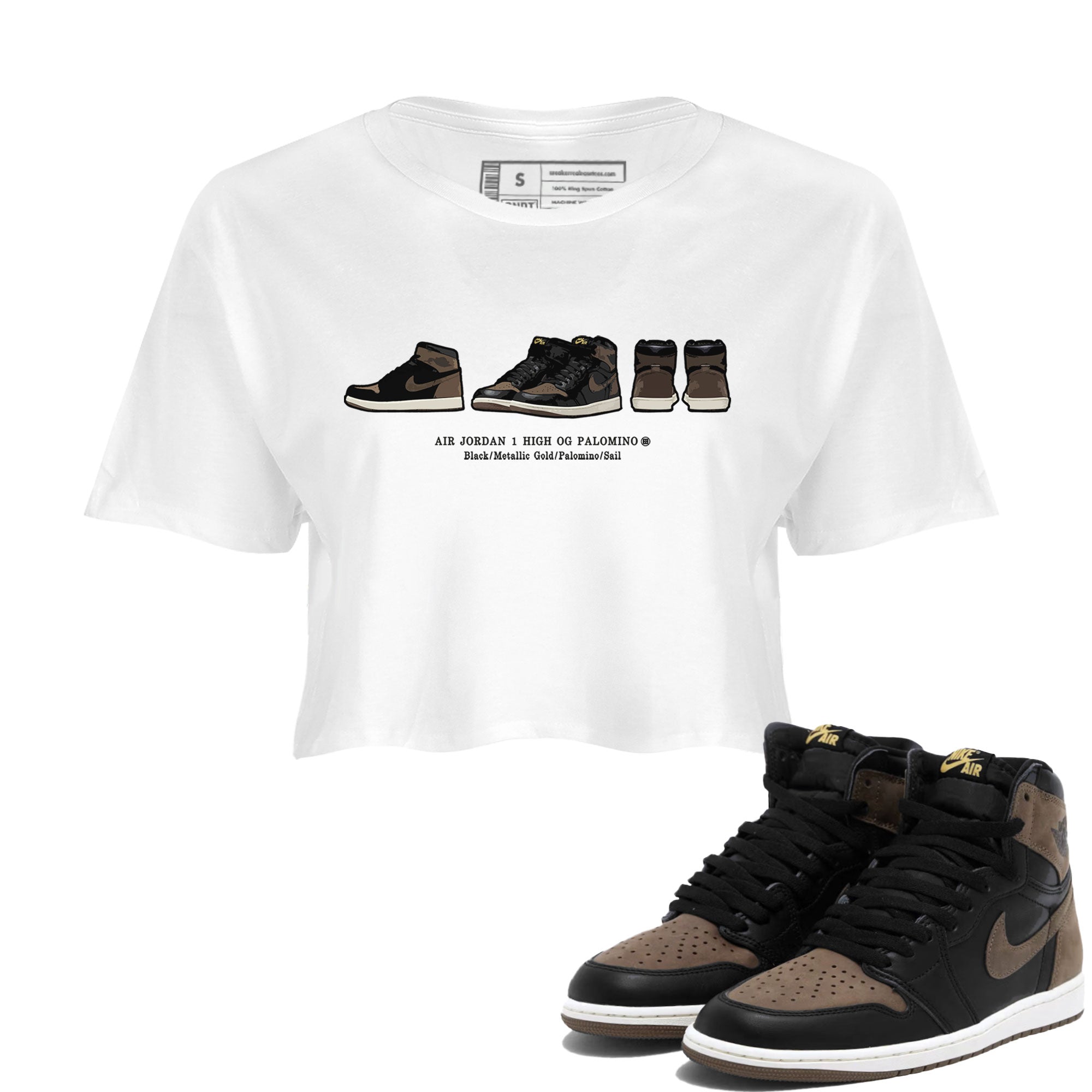 snkmatch Prelude snkmatch Women's Top - Air Jordan 1 Palomino