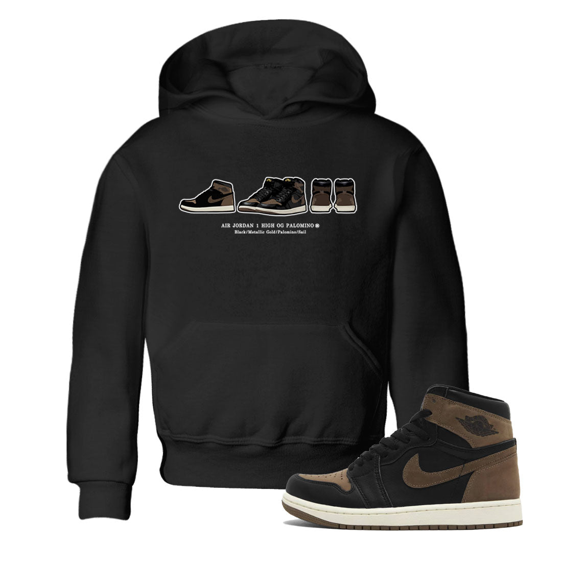 snkmatch Prelude snkmatch Tee Kids - Air Jordan 1 Palomino