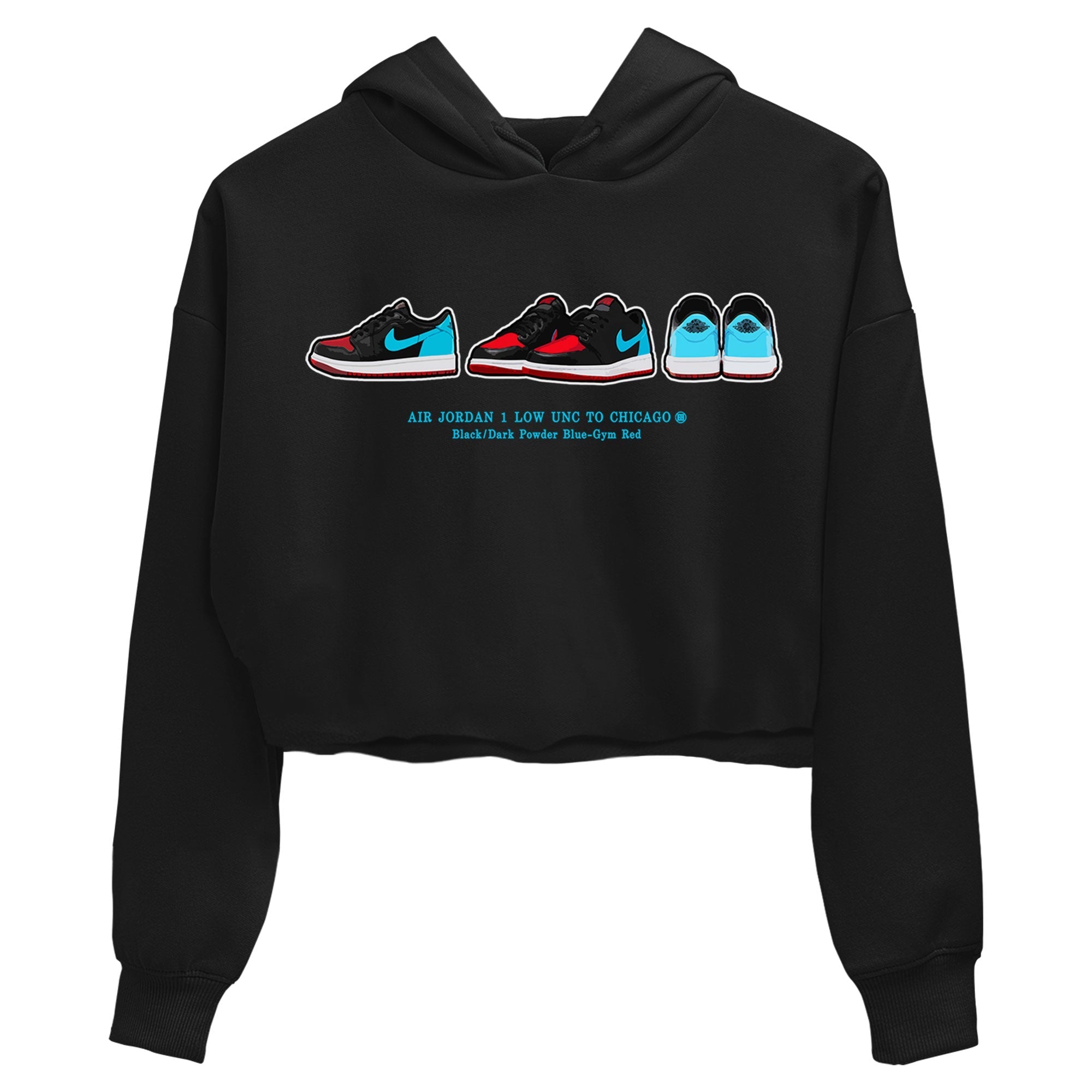 snkmatch Prelude Women's Tops - Air Jordan 1 UNC to Chicago