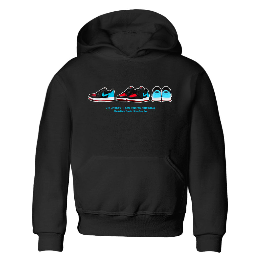 snkmatch Prelude Kids Tops - Air Jordan 1 UNC to Chicago