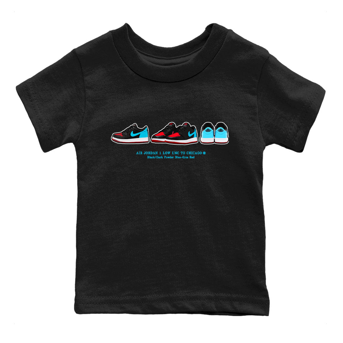 snkmatch Prelude Kids Tops - Air Jordan 1 UNC to Chicago