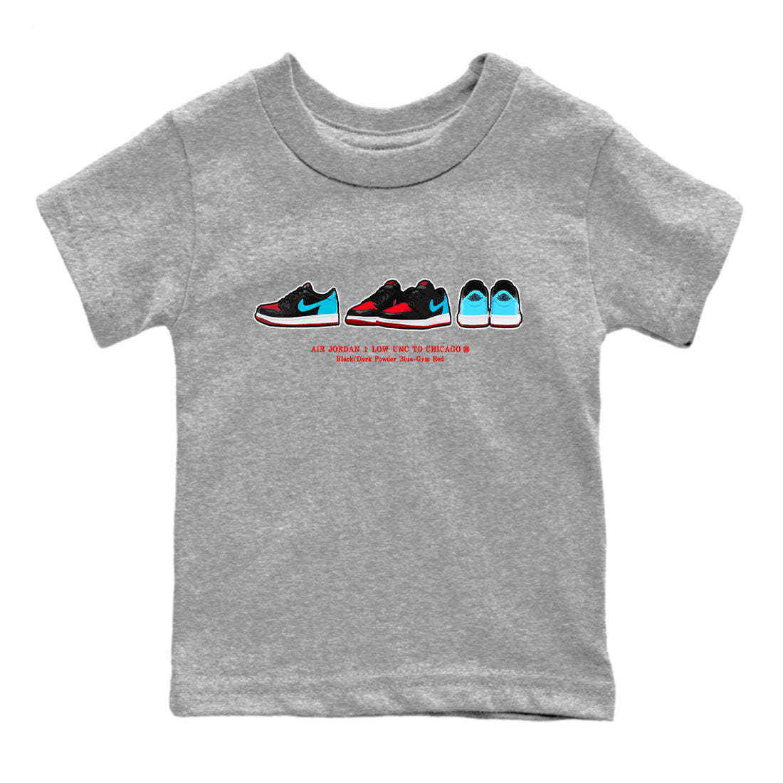 snkmatch Prelude Kids Tops - Air Jordan 1 UNC to Chicago