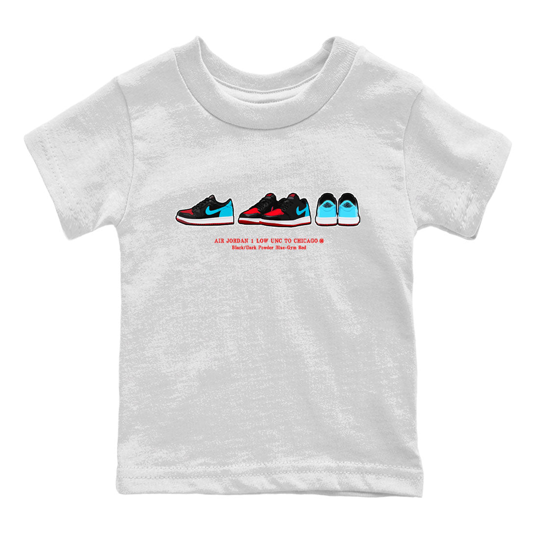 snkmatch Prelude Kids Tops - Air Jordan 1 UNC to Chicago