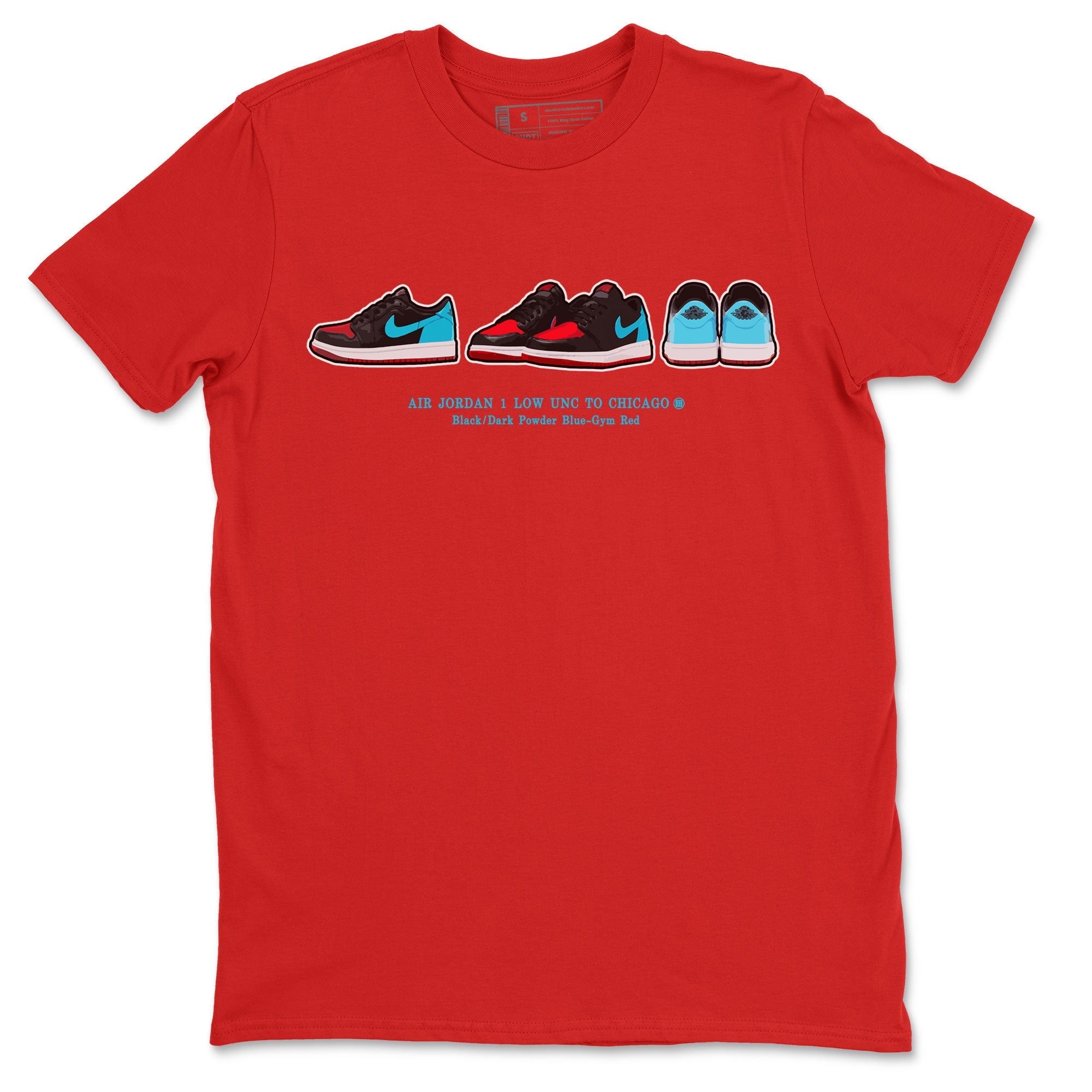snkmatch Prelude Unisex Tops - Air Jordan 1 UNC to Chicago