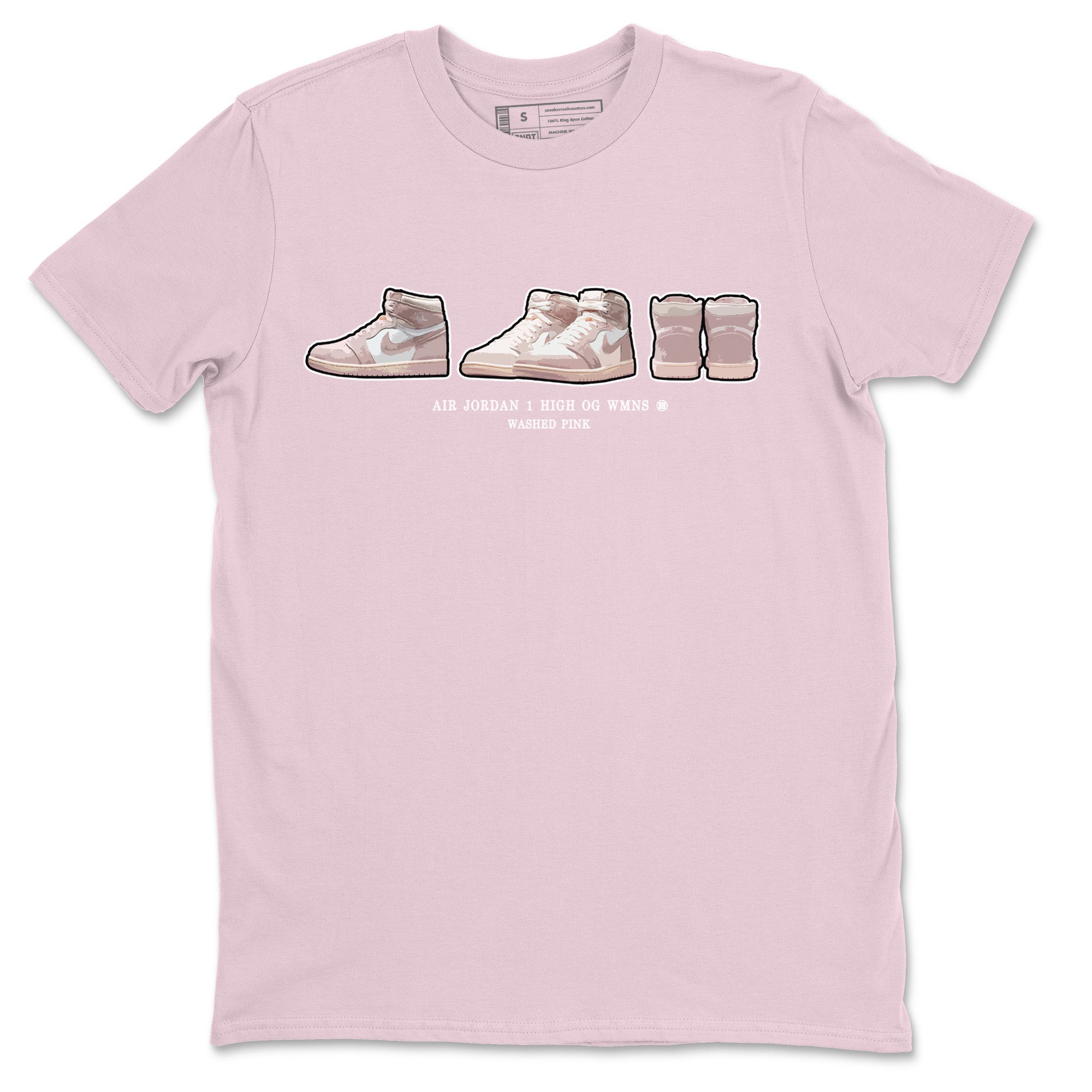 snkmatch Prelude Unisex Tops - Air Jordan 1 Washed Pink
