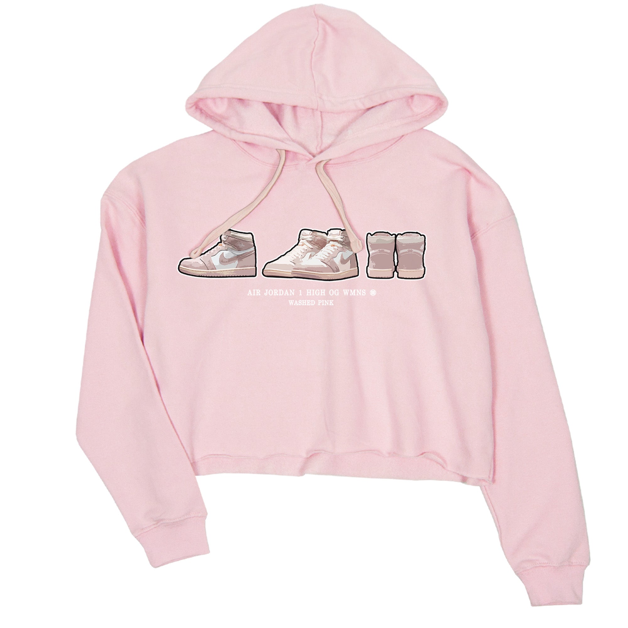 snkmatch Prelude Women's Tops - Air Jordan 1 Washed Pink