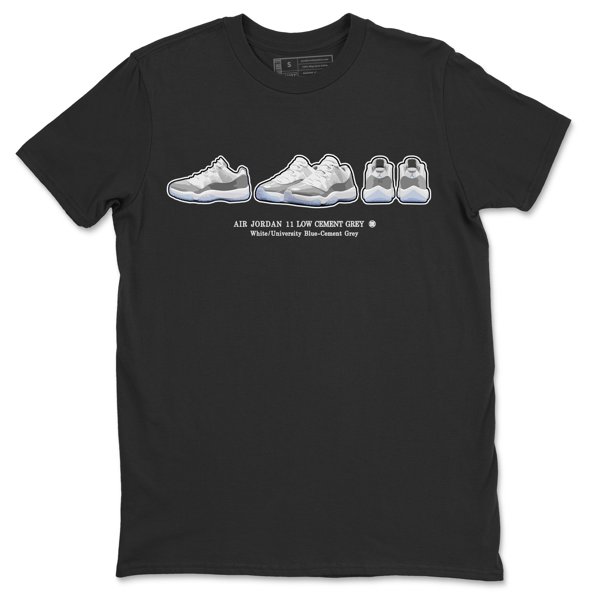 snkmatch Prelude Unisex Tops - Air Jordan 11 White Cement