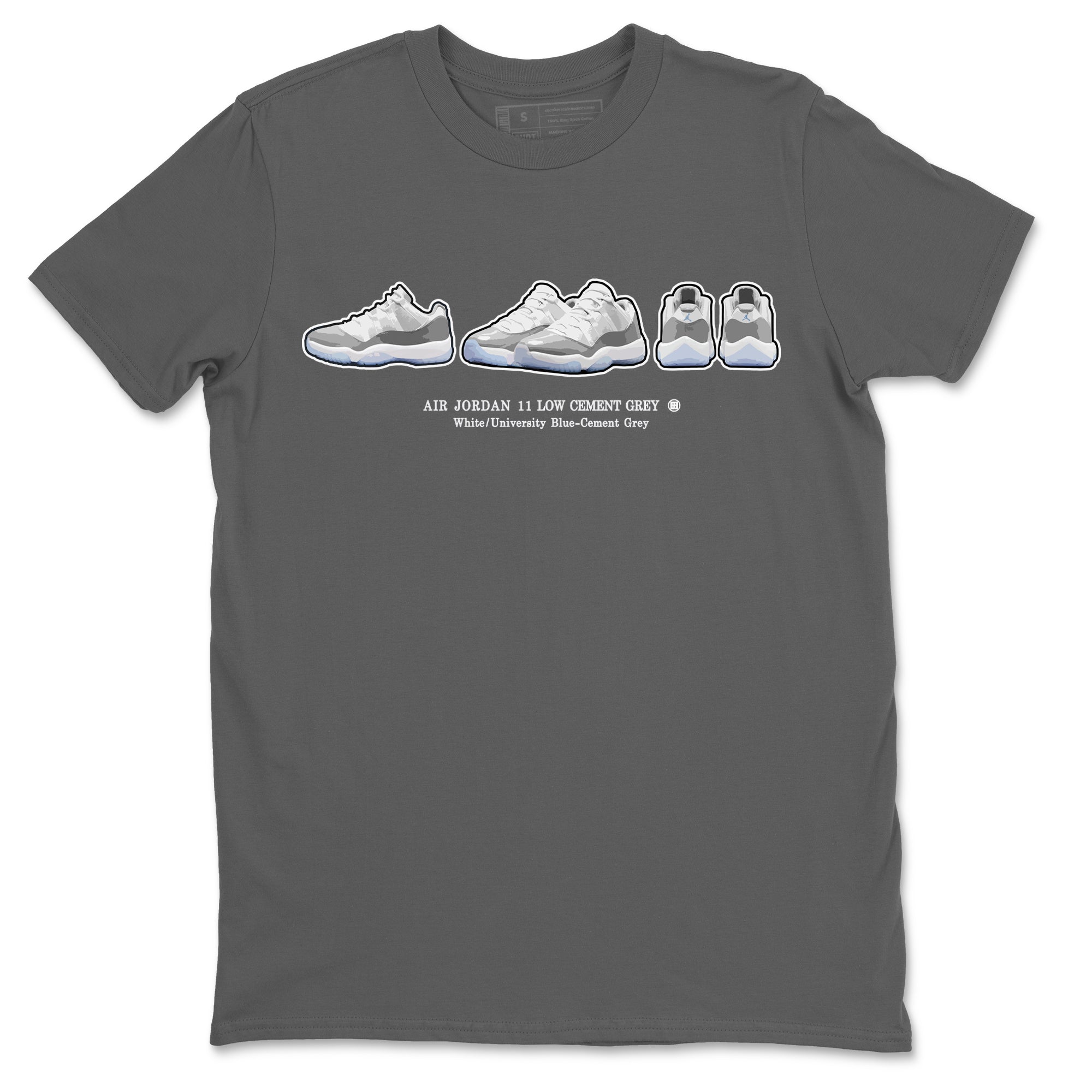 snkmatch Prelude Unisex Tops - Air Jordan 11 White Cement
