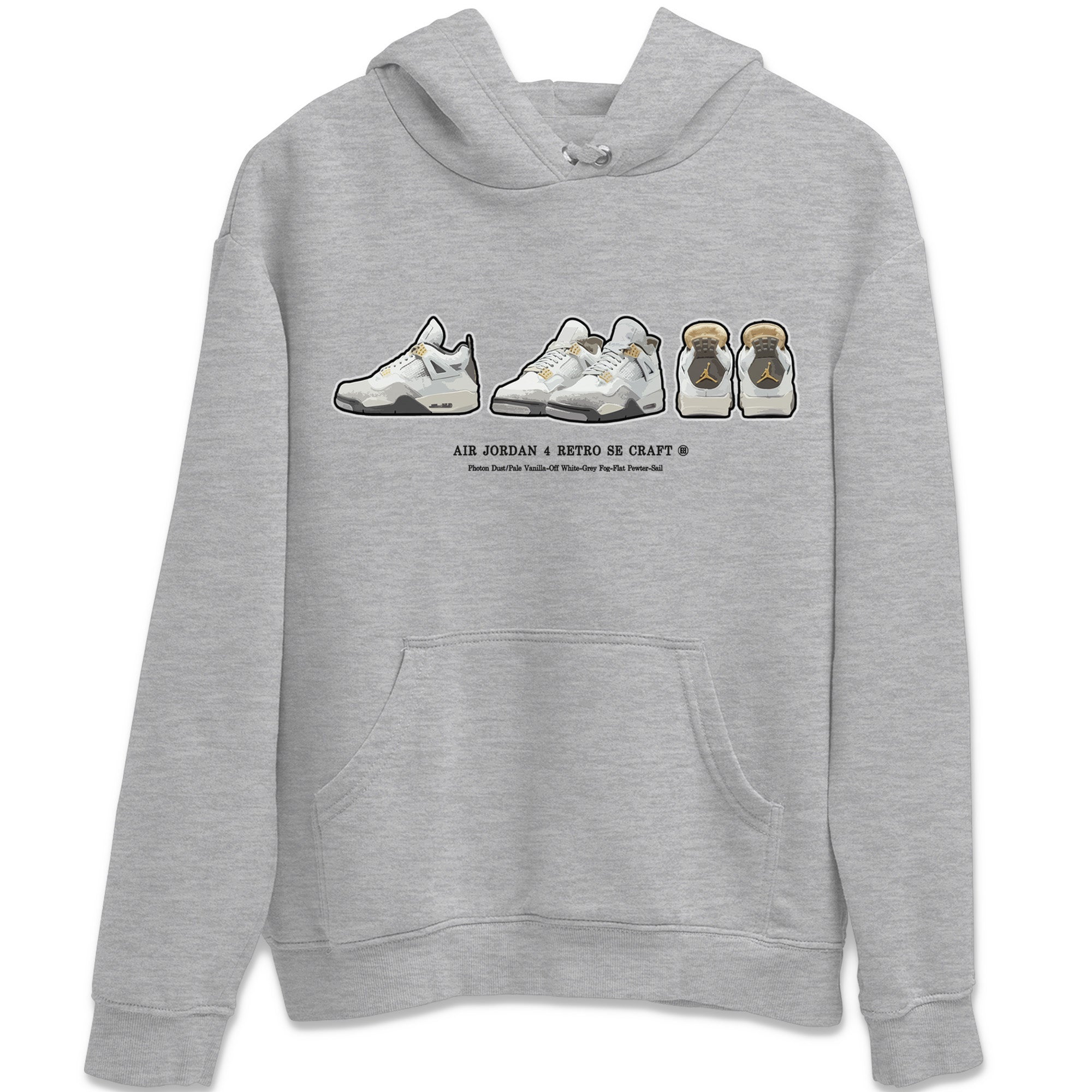 snkmatch Prelude Unisex Tops - Air Jordan 4 Craft