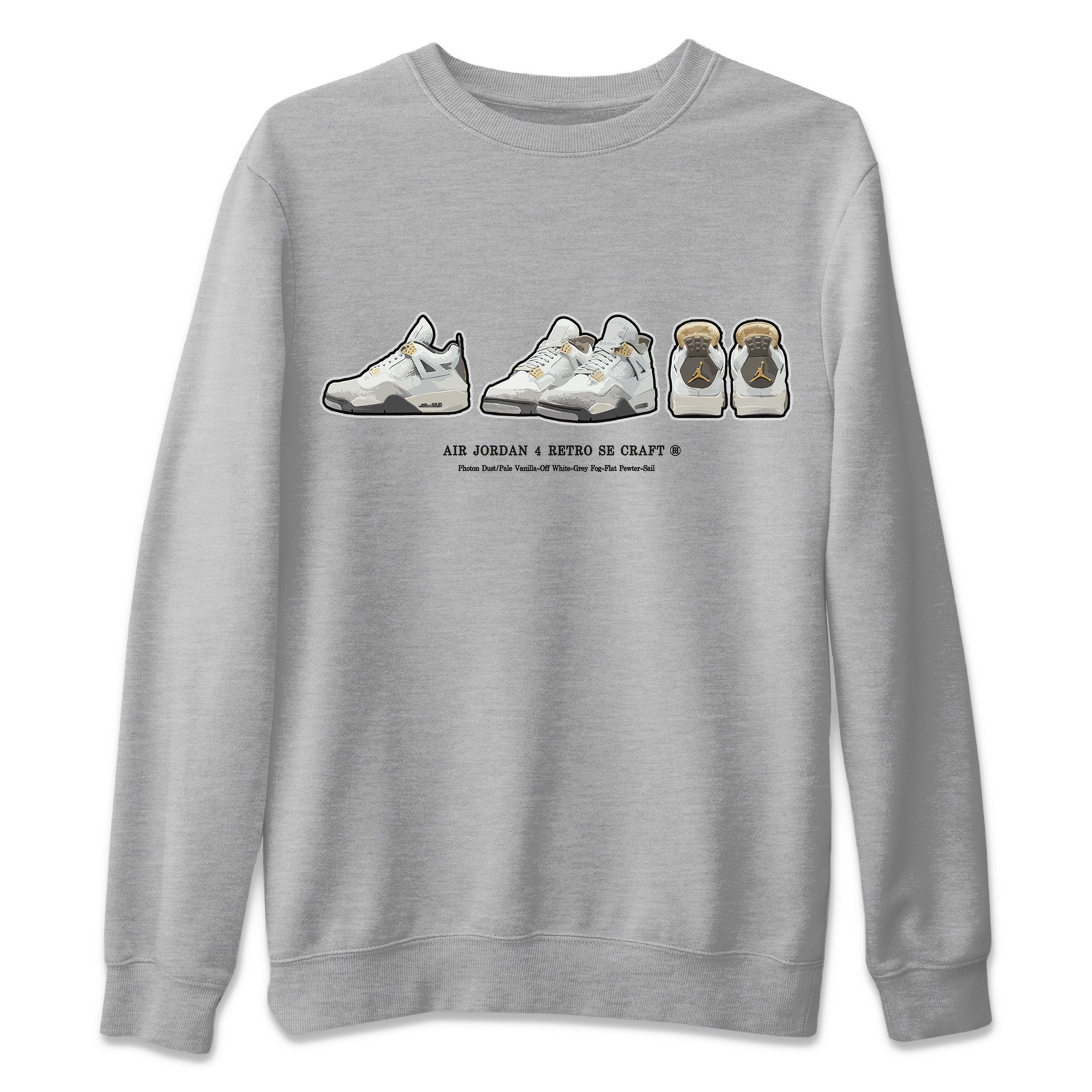 snkmatch Prelude Unisex Tops - Air Jordan 4 Craft