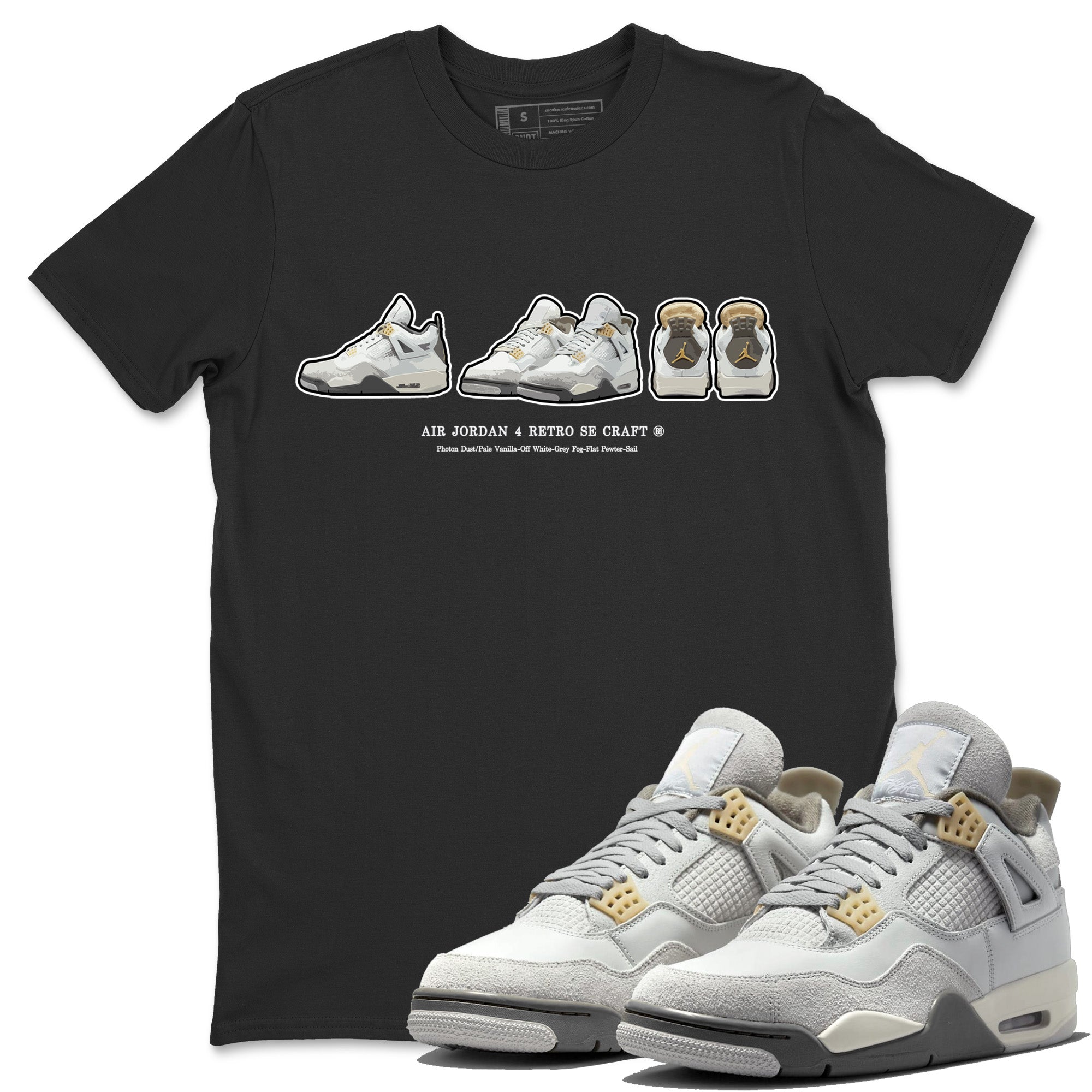 snkmatch Prelude Unisex Tops - Air Jordan 4 Craft